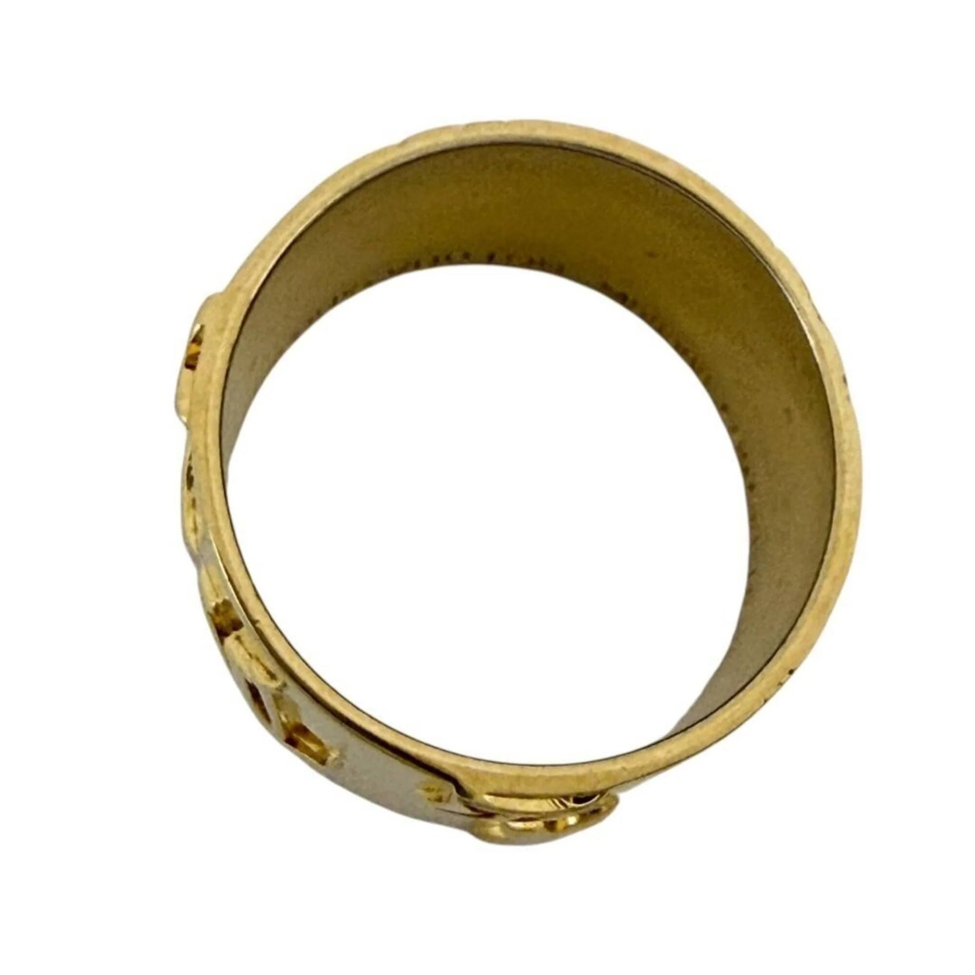 Wide Monogram Ring Metal - Image 5