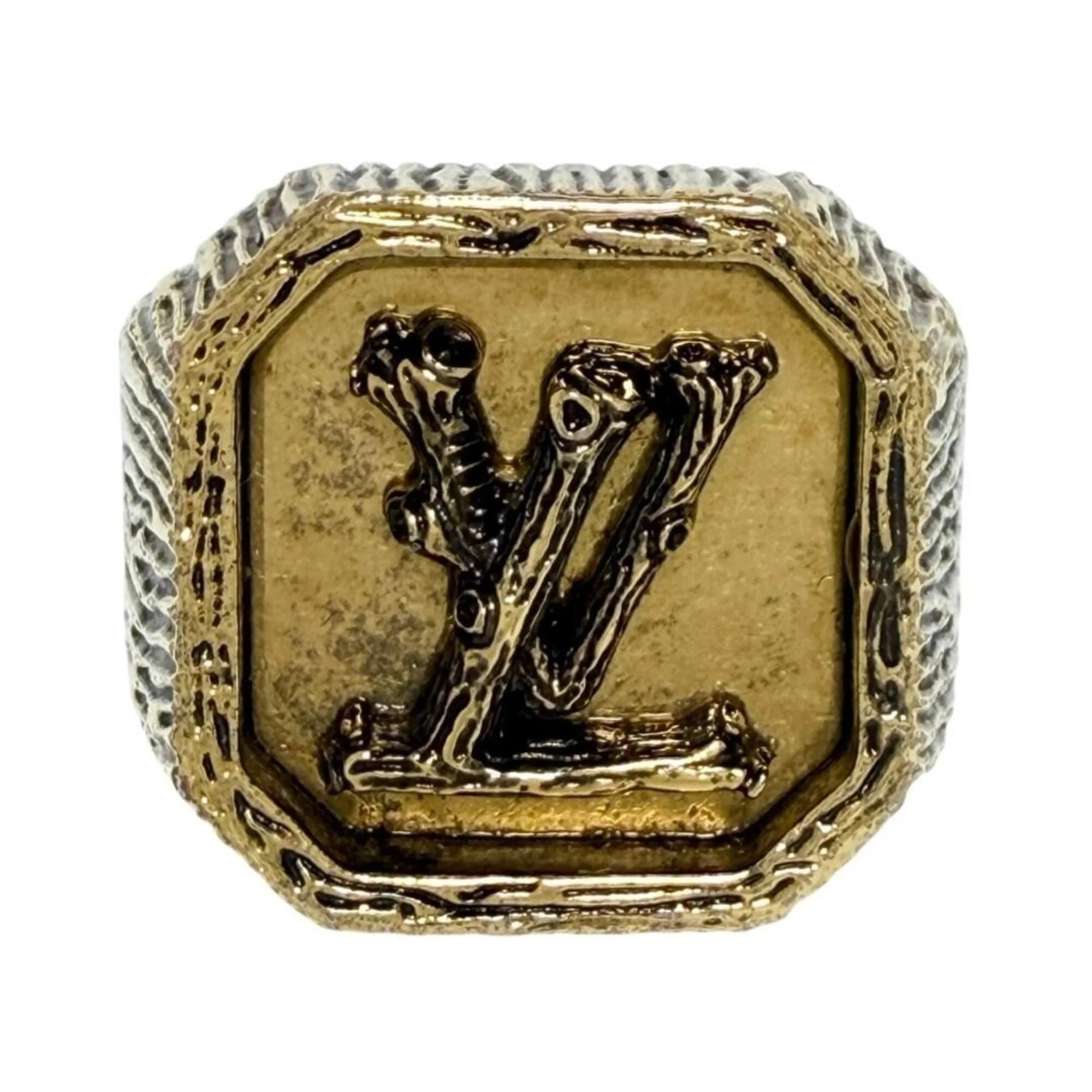 Wood Signet Ring Metal - Image 2