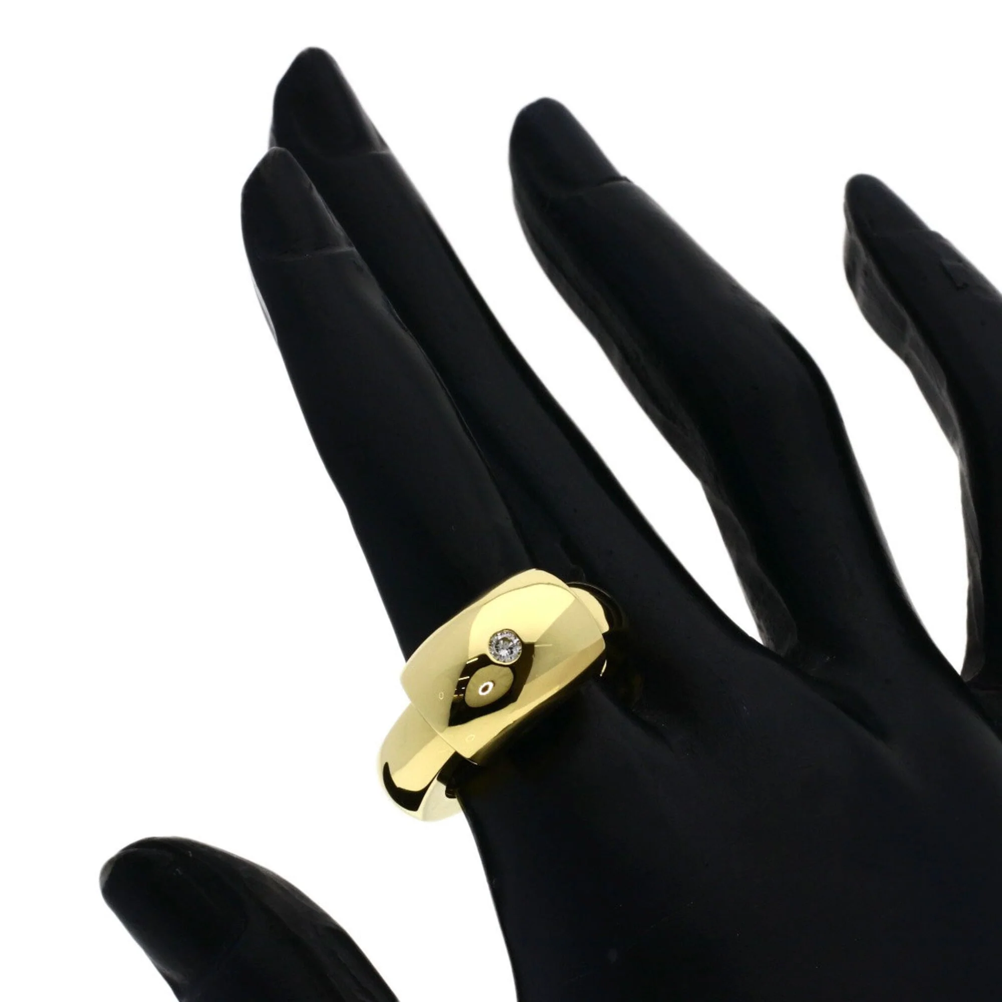 Ring 18K Yellow Gold and Diamond - Image 6