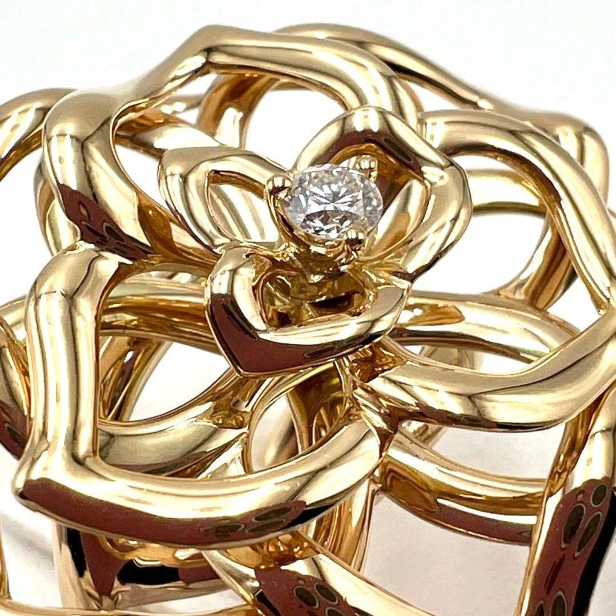 Ring 18K Yellow Gold with Diamond - Image 7