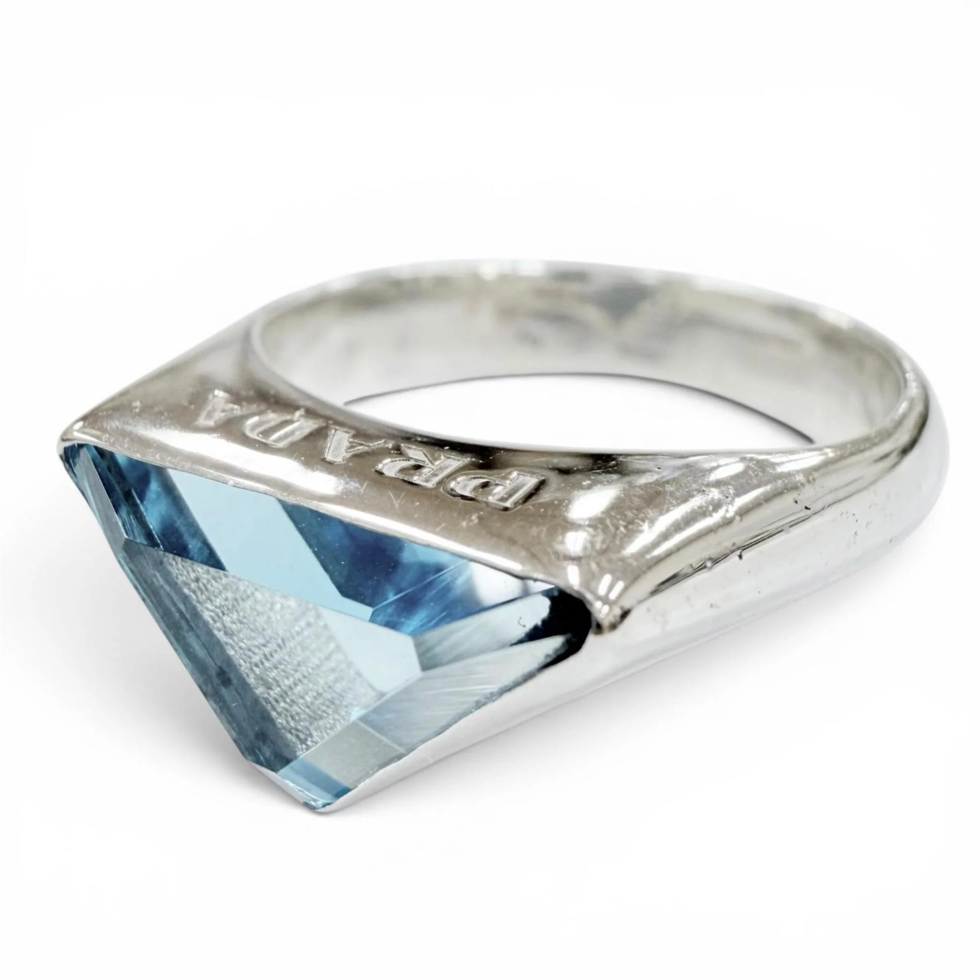 Band Ring Sterling Silver with Topaz