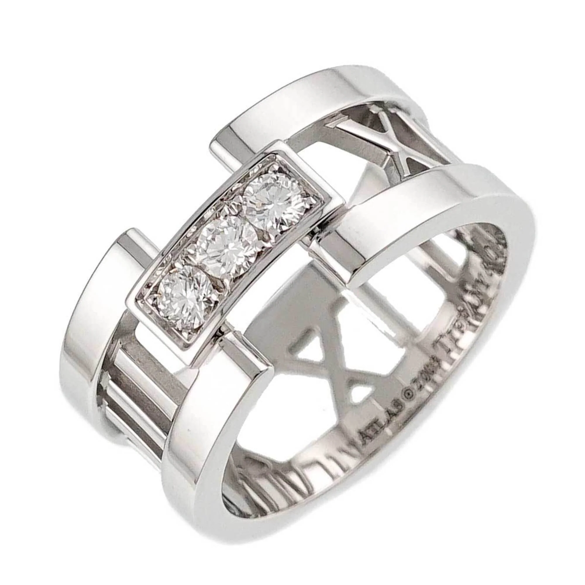 Atlas Ring 18K White Gold