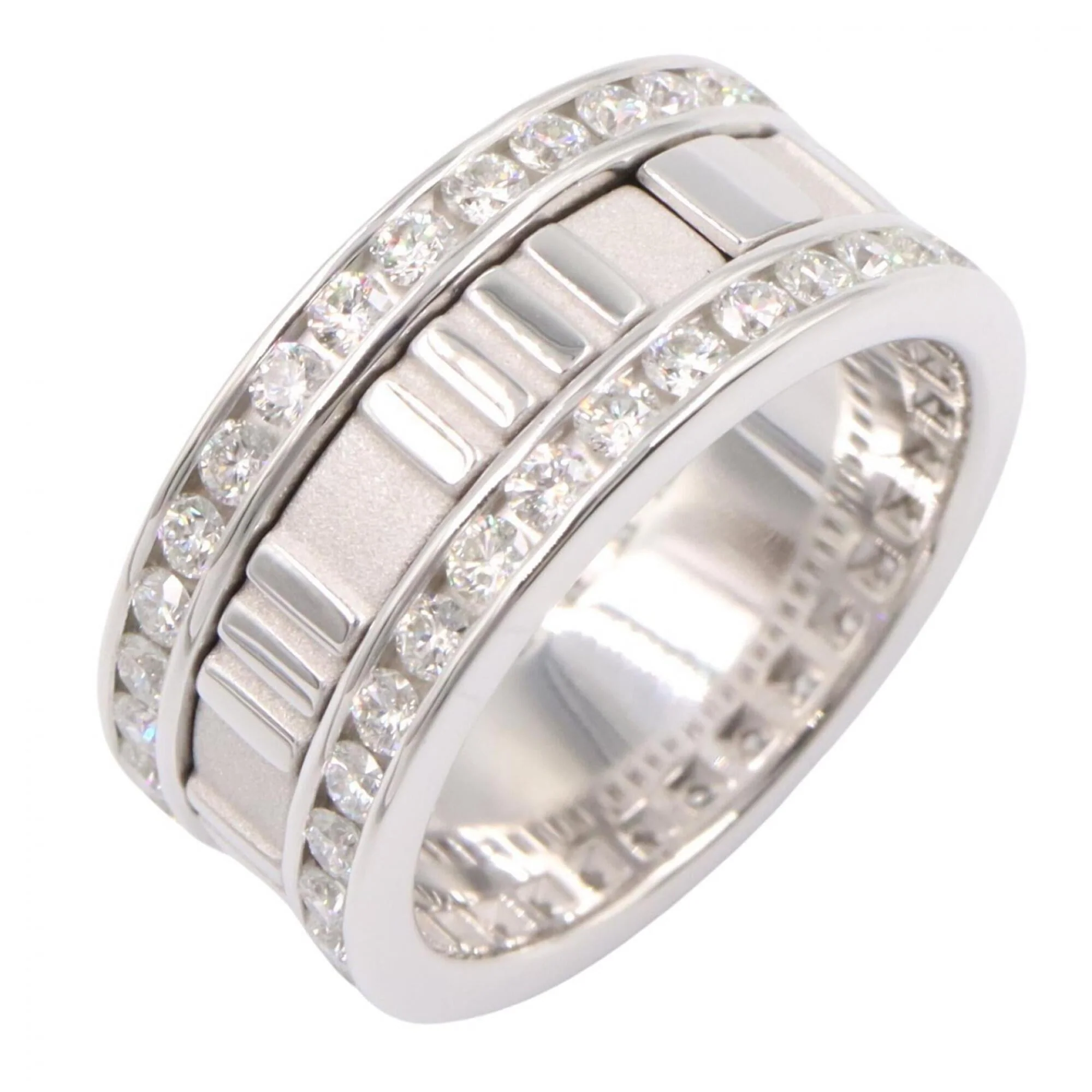 Atlas Ring Sterling Silver with 18K White Gold