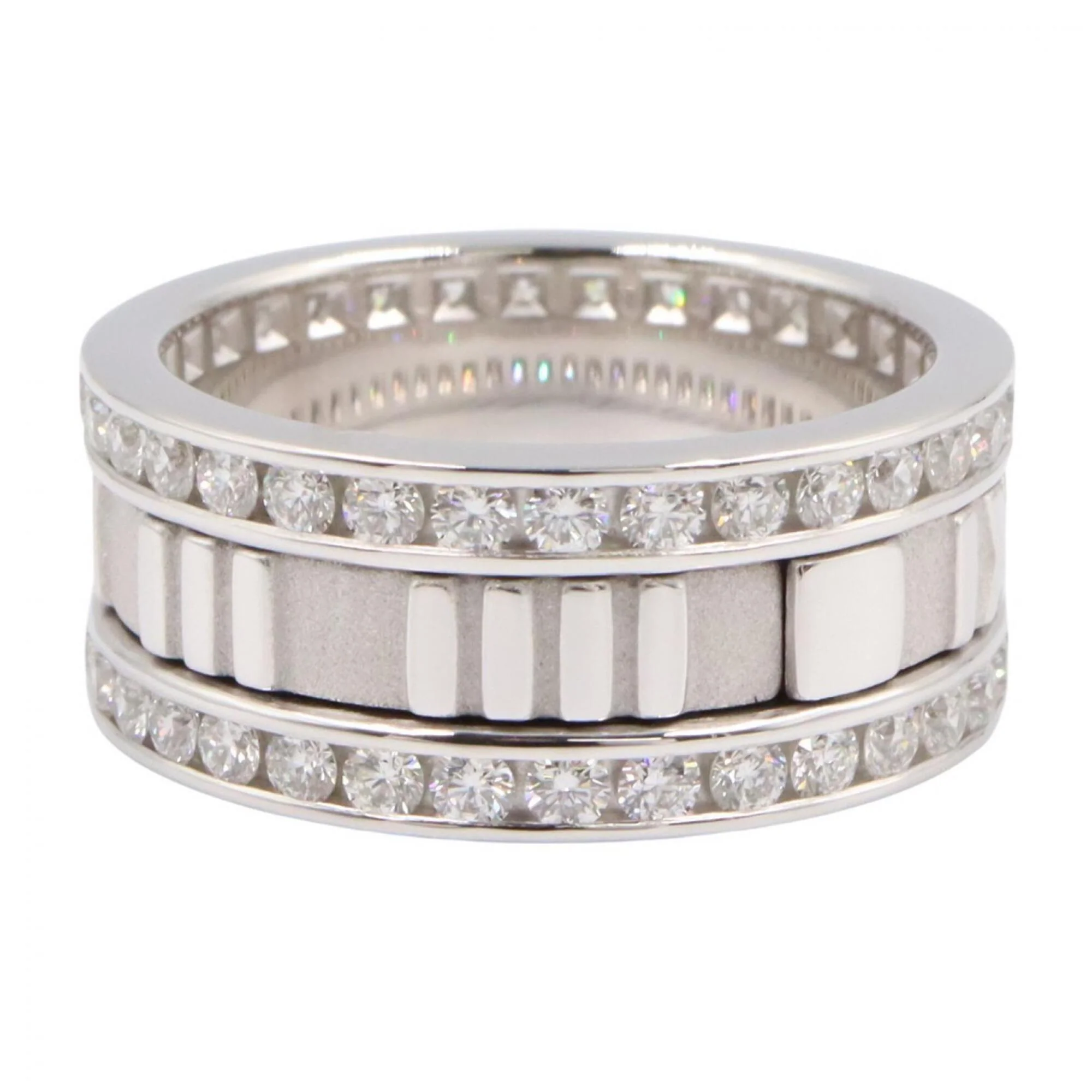Atlas Ring Sterling Silver with 18K White Gold - Image 2