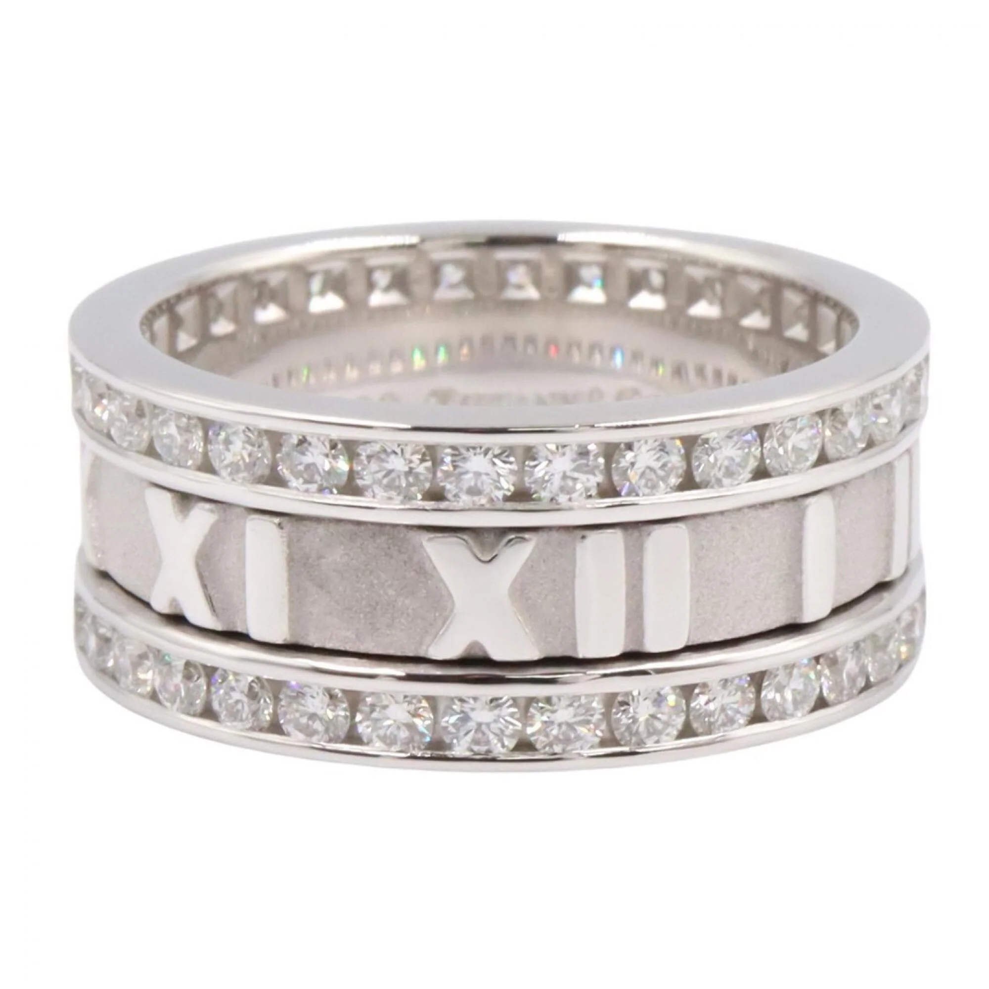 Atlas Ring Sterling Silver with 18K White Gold - Image 3