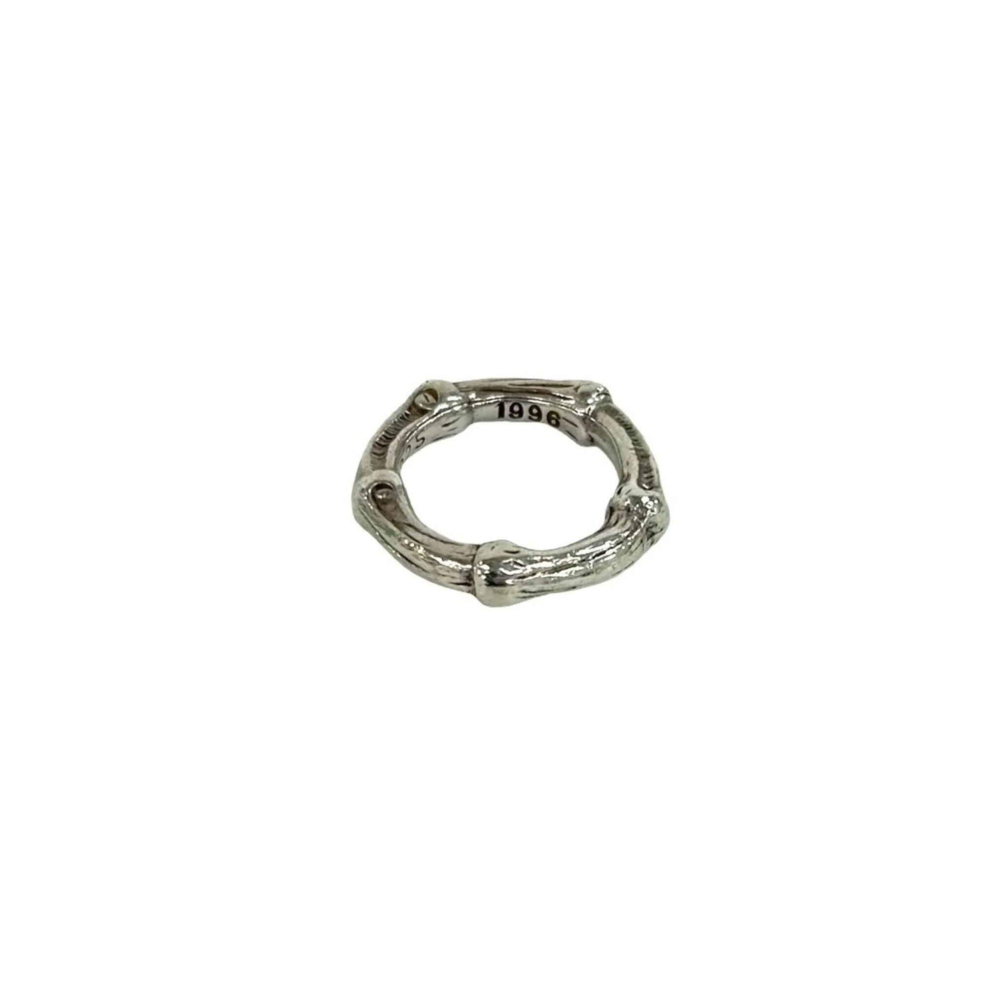 Bamboo Ring Sterling Silver - Image 5