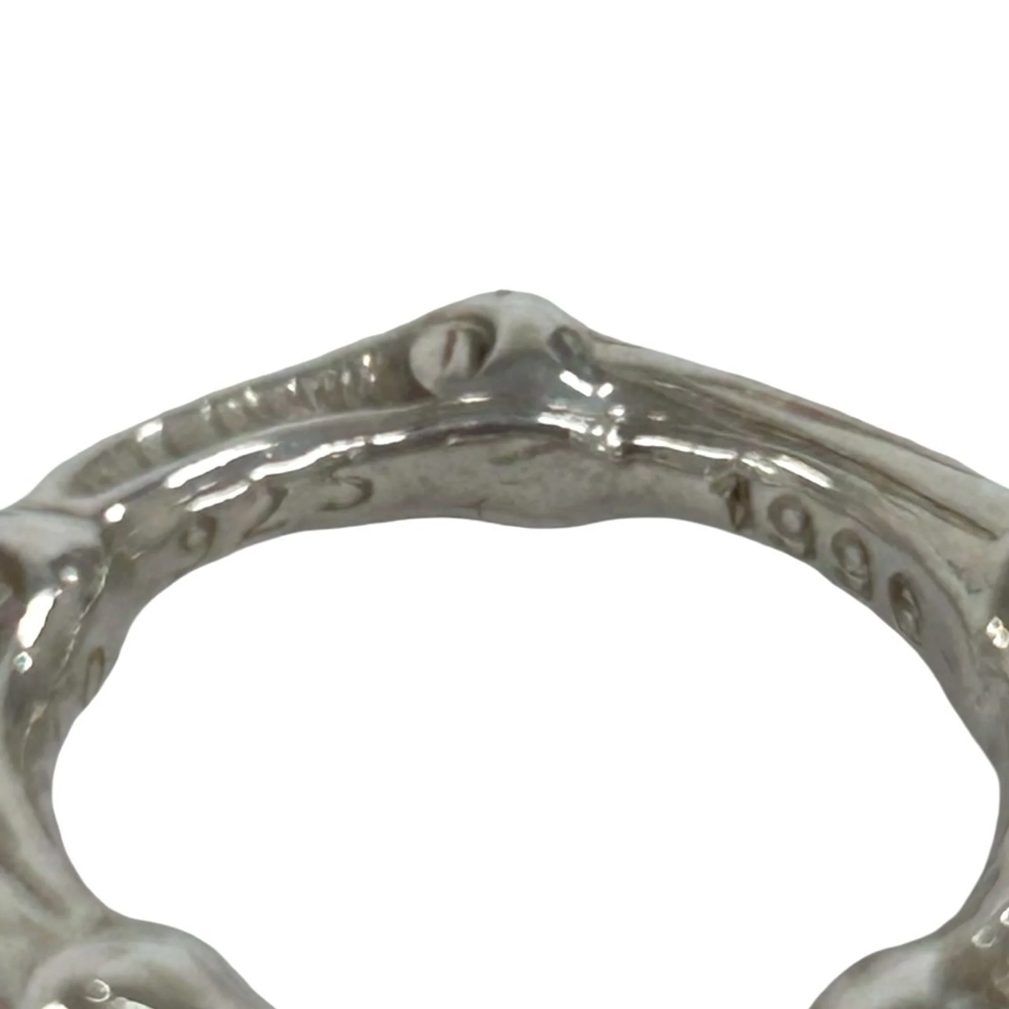Bamboo Ring Sterling Silver - Image 4