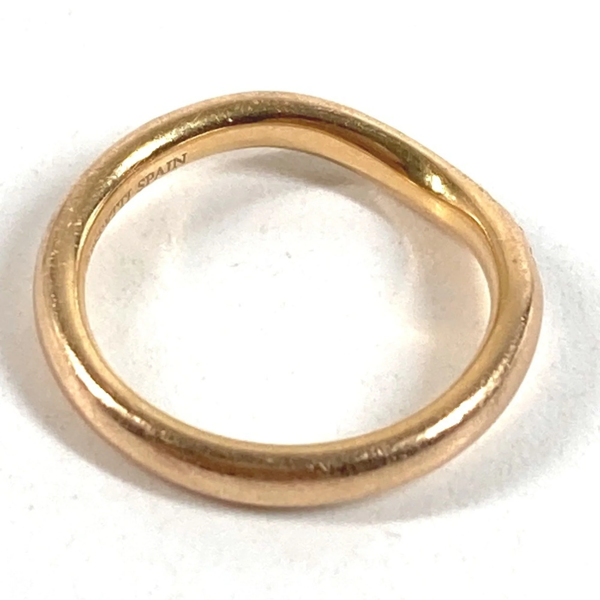 Band Ring 18K Rose Gold With Diamond - Image 5