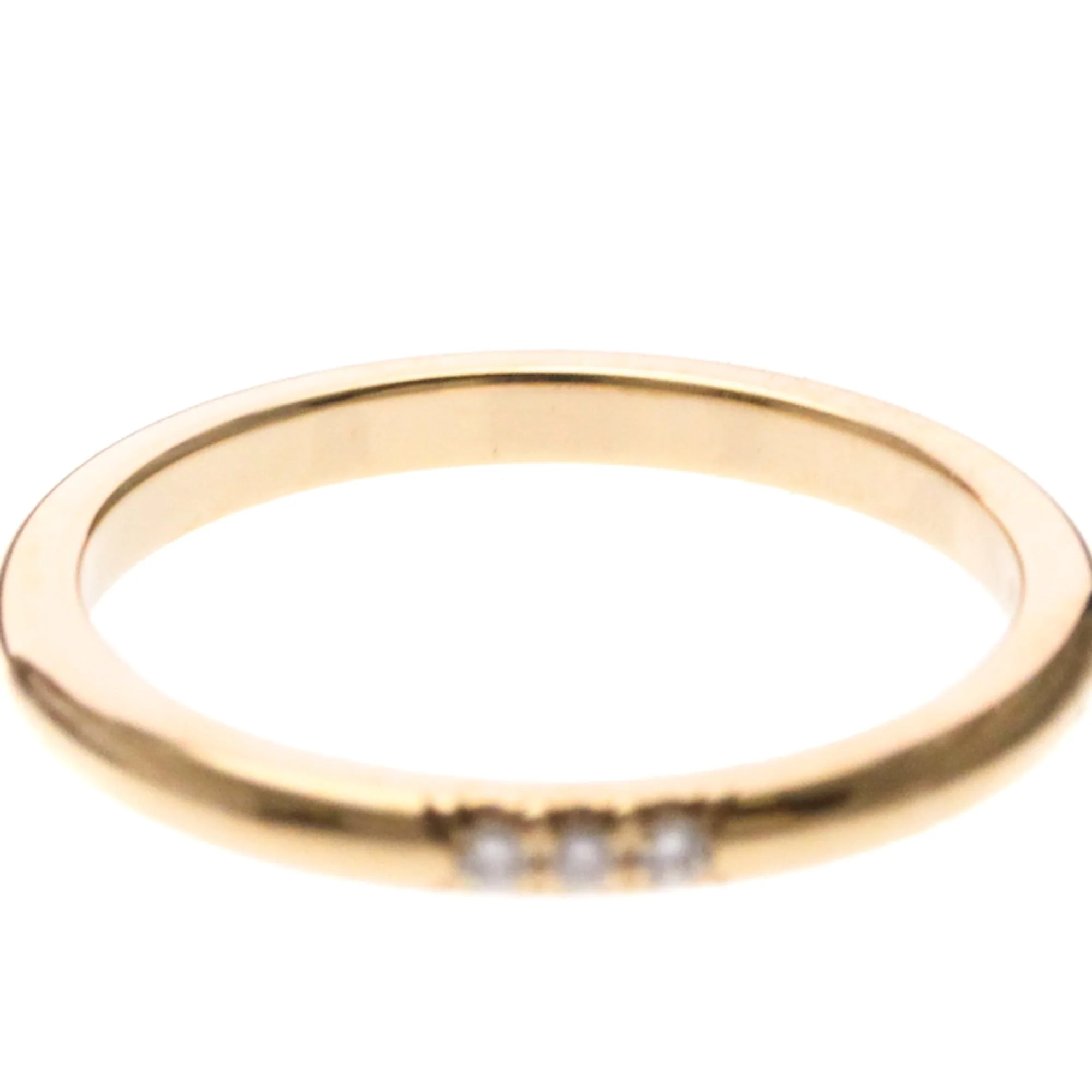 Band Ring 18K Rose Gold With Diamond - Image 5