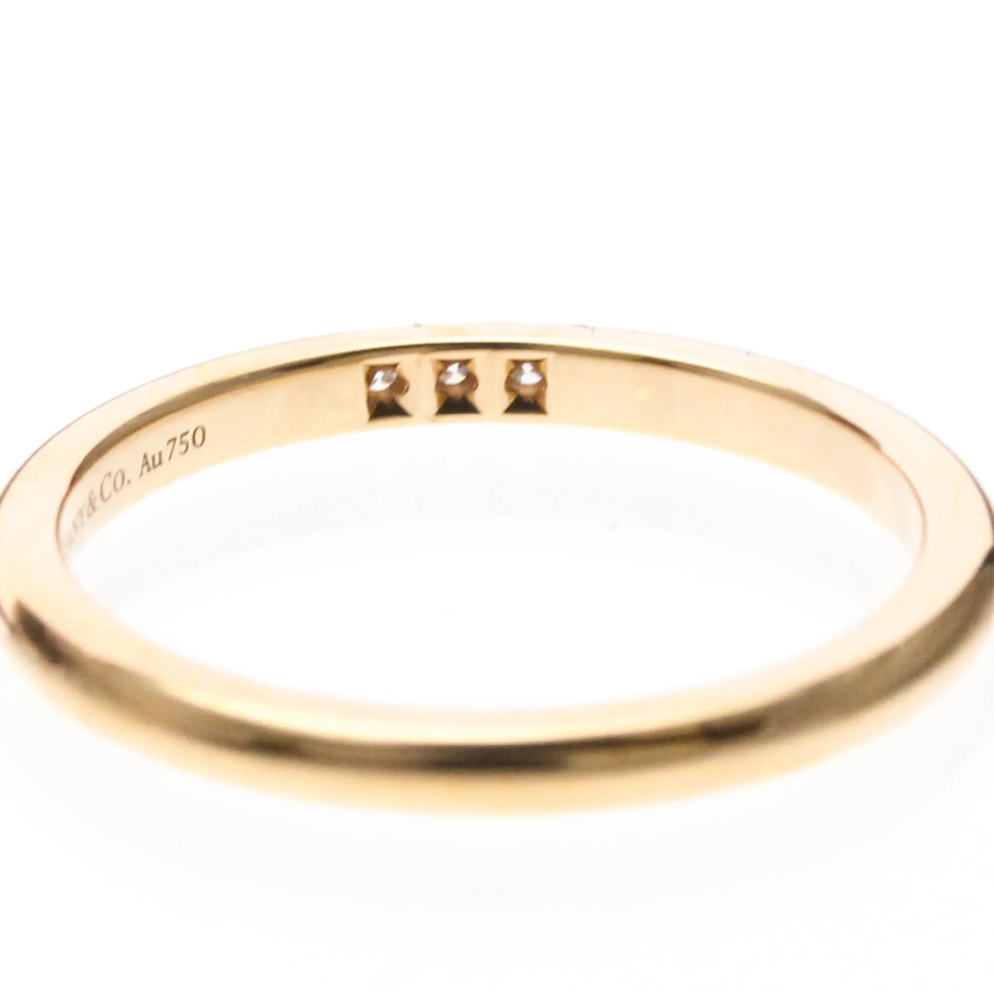 Band Ring 18K Rose Gold With Diamond - Image 7