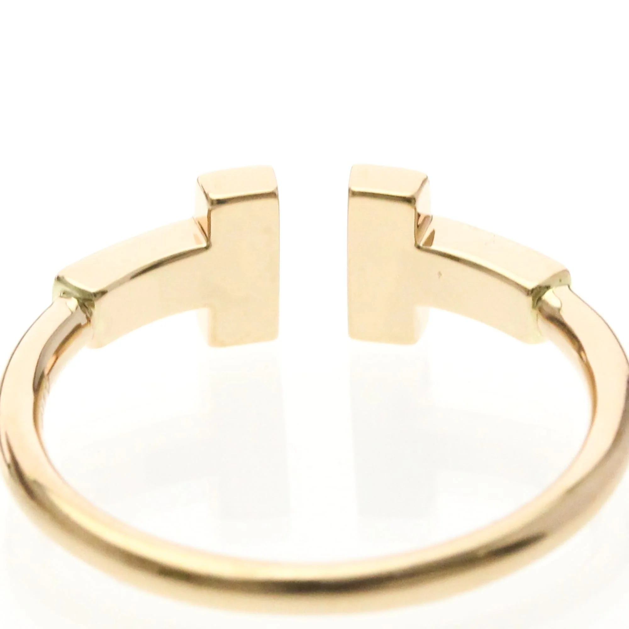 Band Ring 18K Rose Gold with Diamond - Image 7
