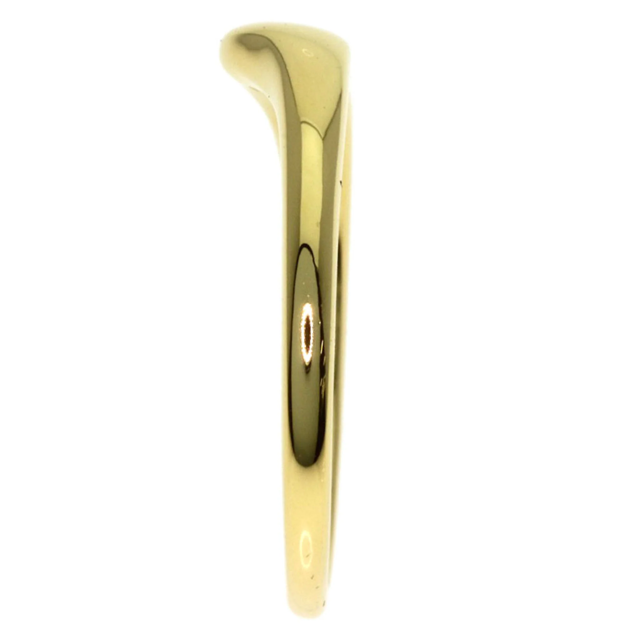 Band Ring 18K Yellow Gold and Emerald - Image 3