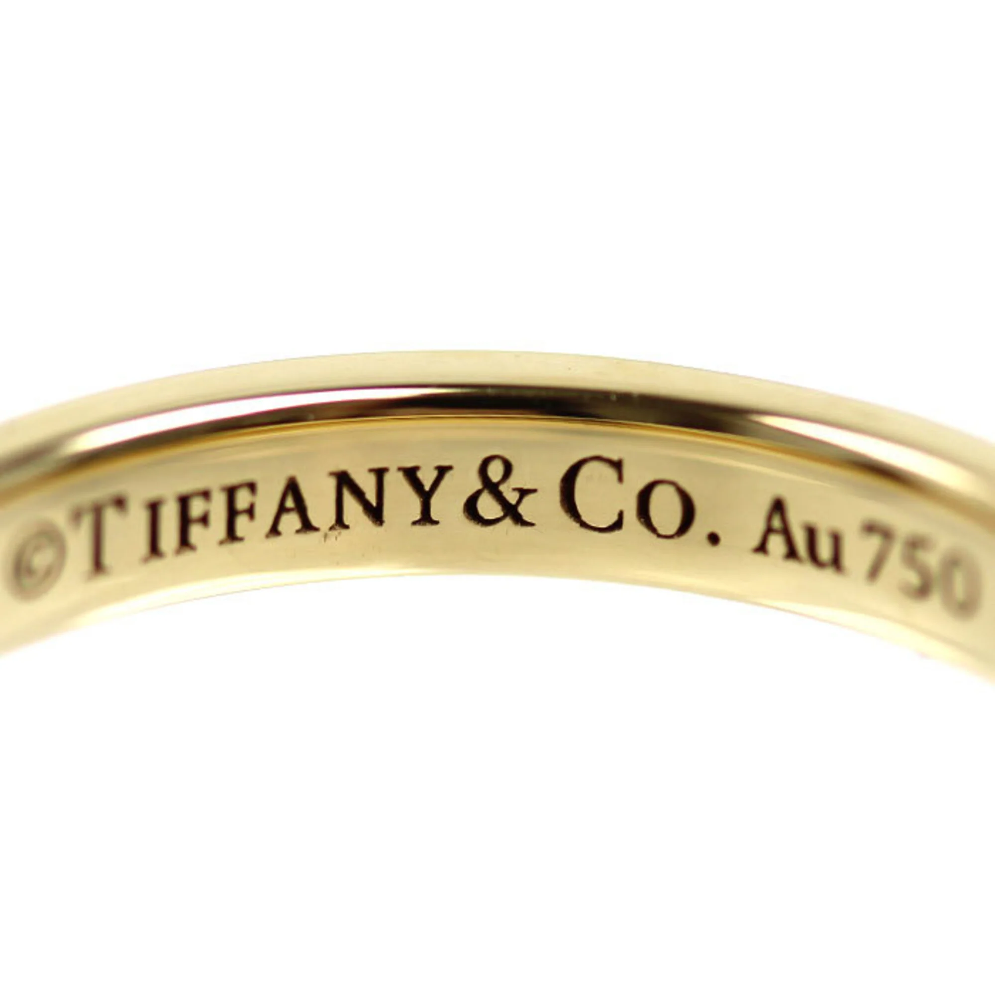 Band Ring 18K Yellow Gold with Diamond - Image 5