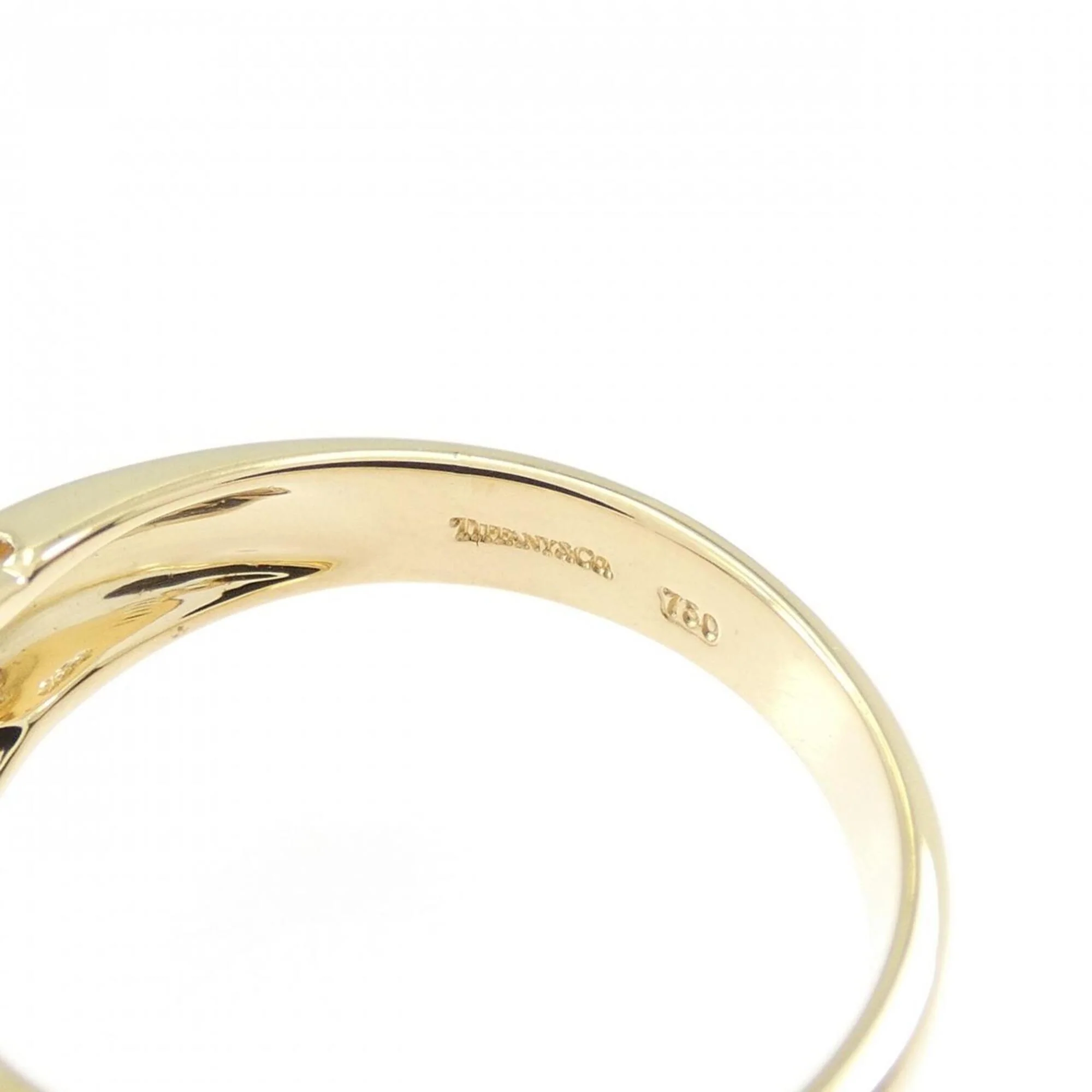Band Ring 18K Yellow Gold With Diamond - Image 4