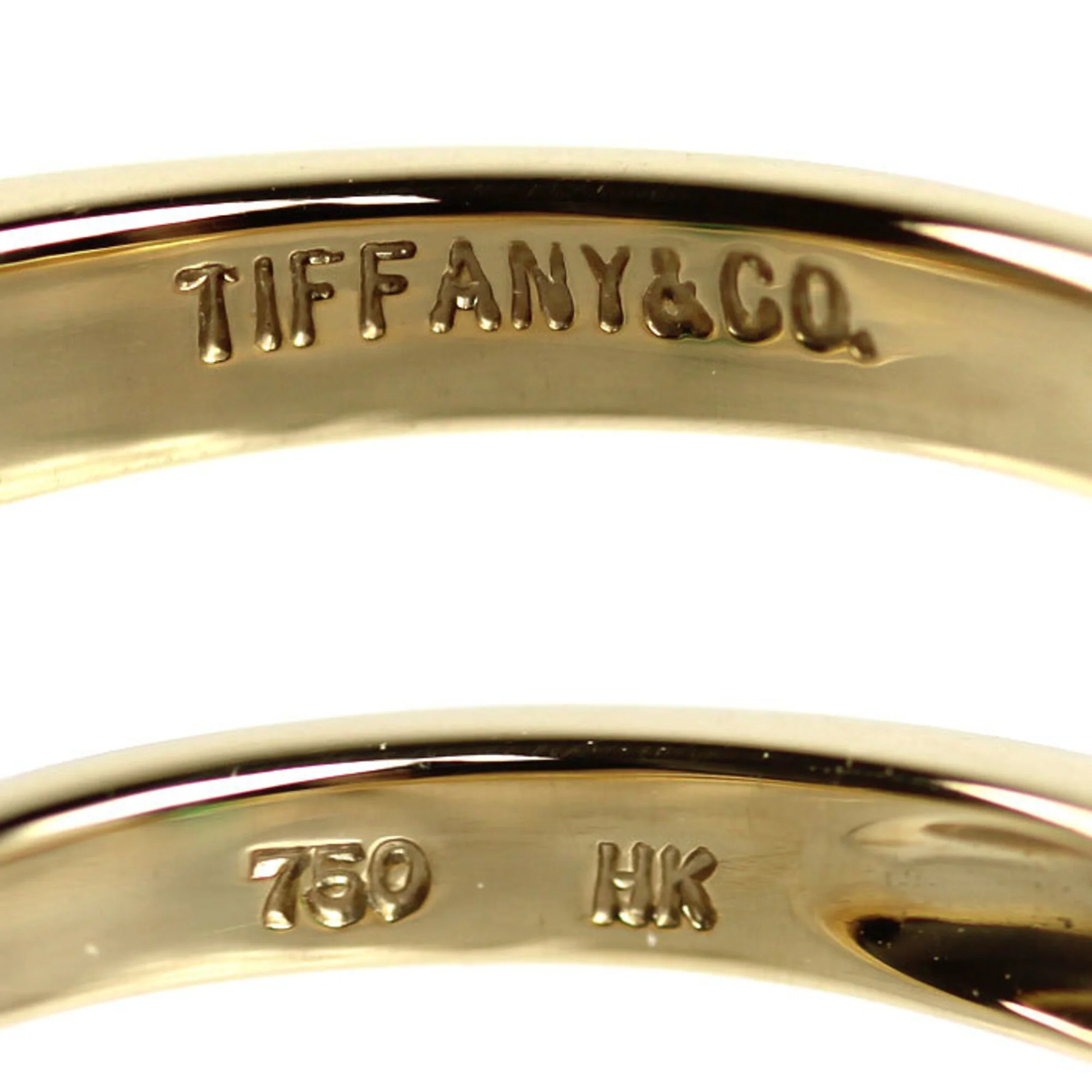 Band Ring 18K Yellow Gold with Diamond and Emerald - Image 5