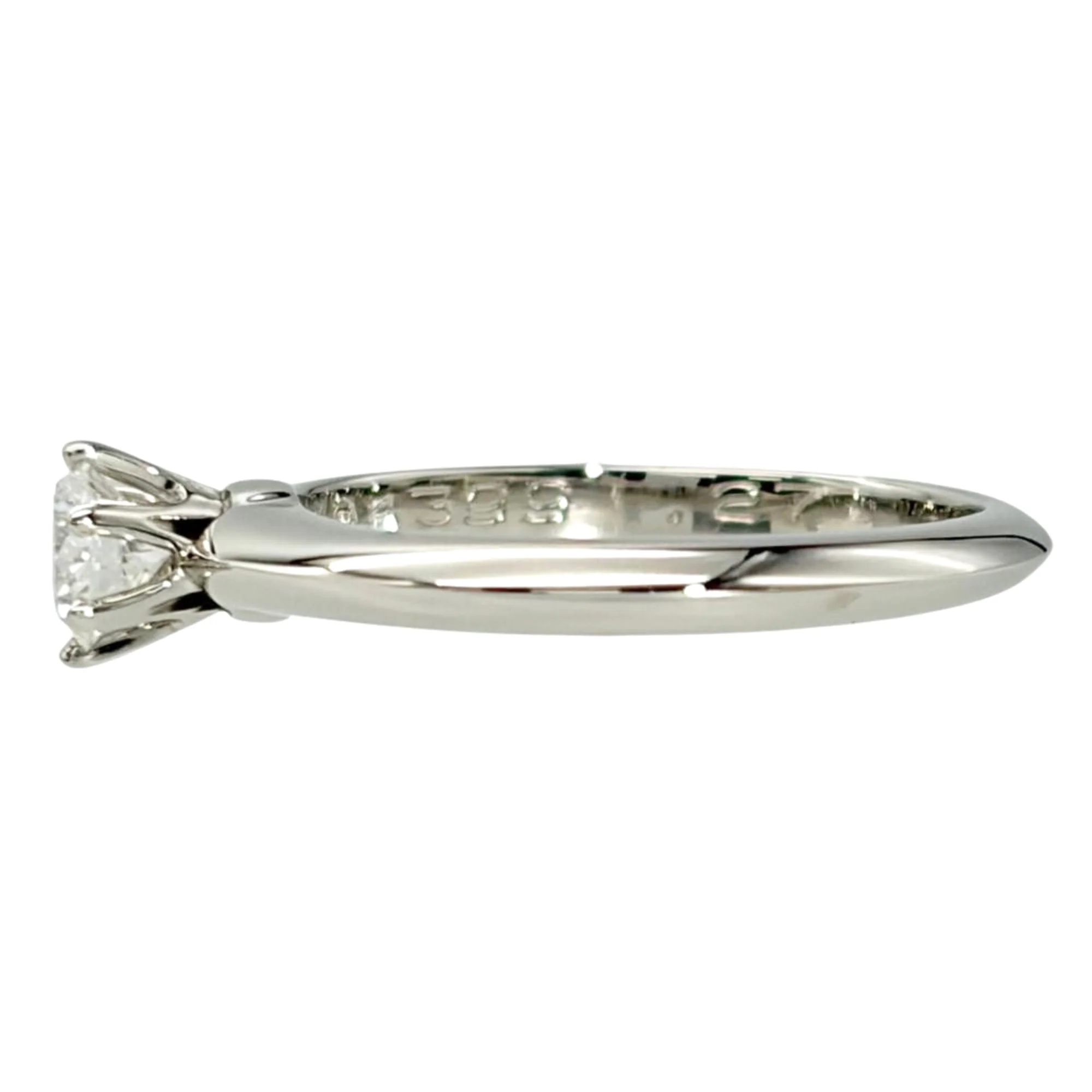 Band Ring Platinum with Diamond - Image 4