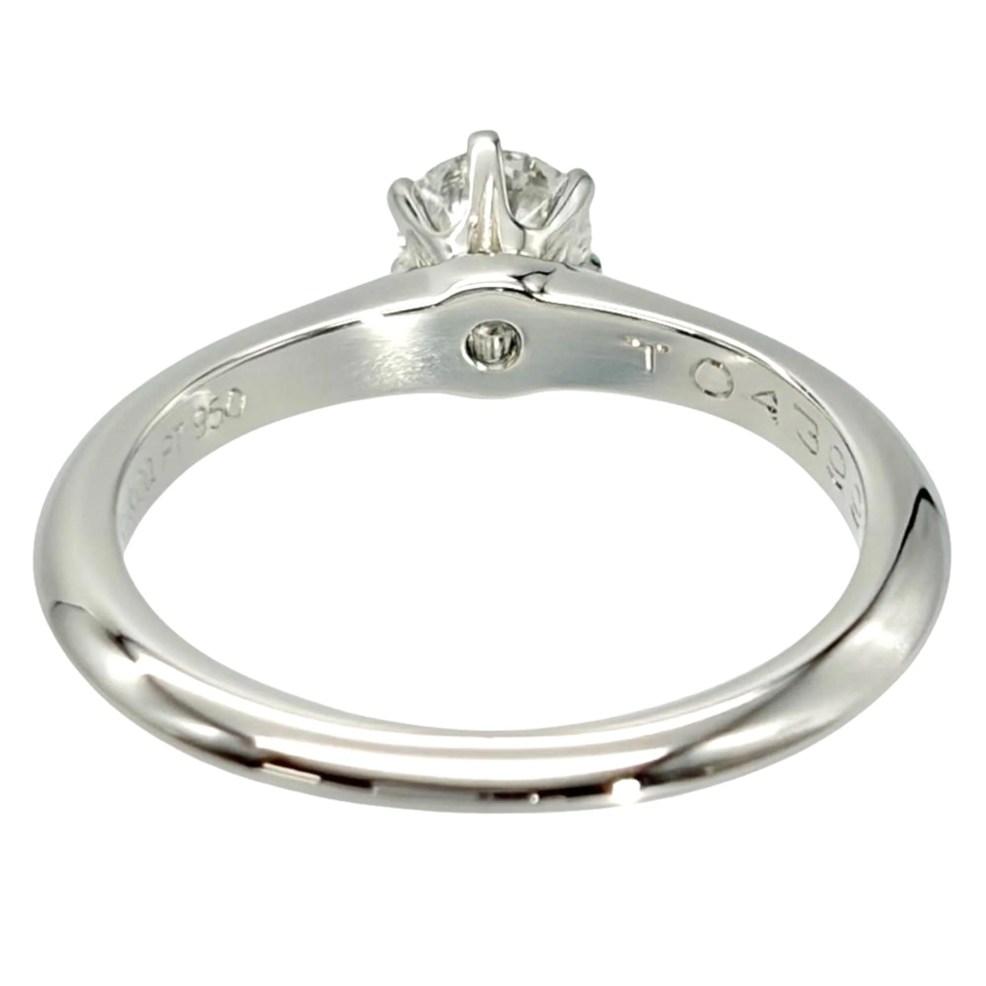 Band Ring Platinum with Diamond - Image 5