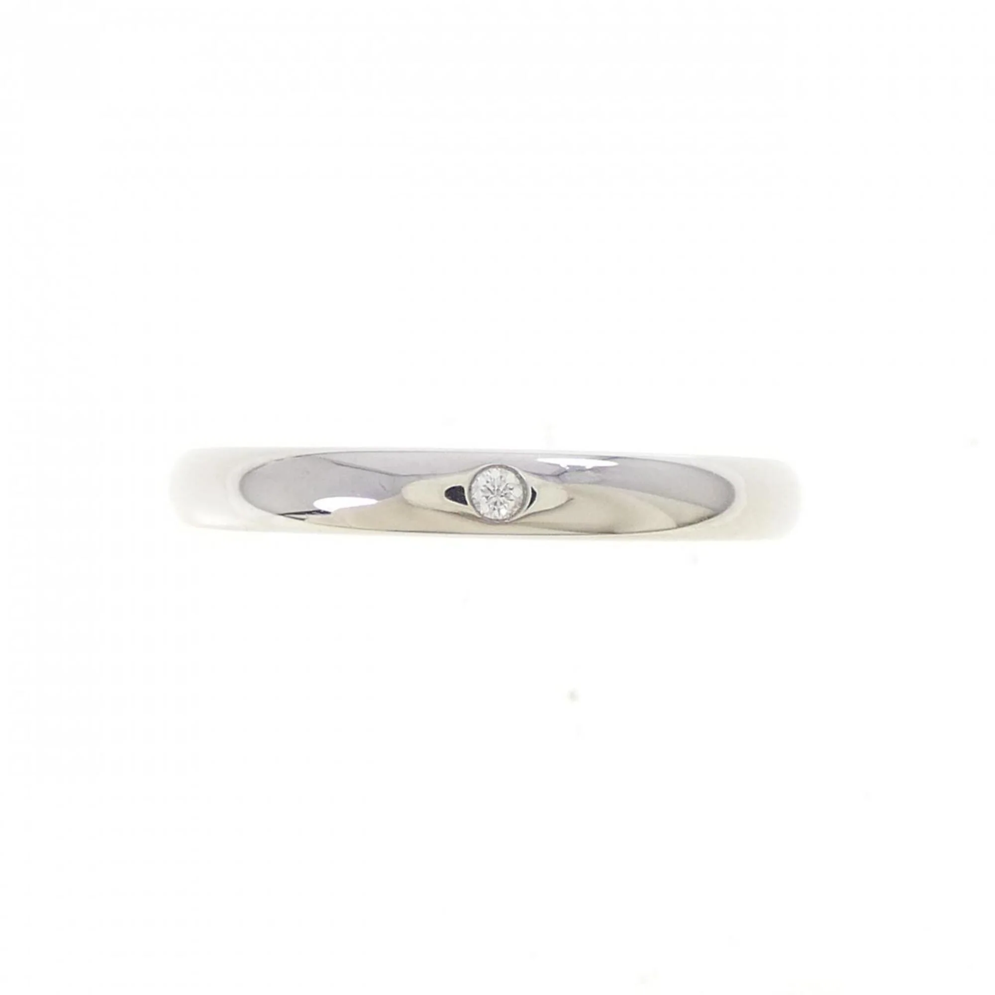 Band Ring Platinum with Diamond - Image 2