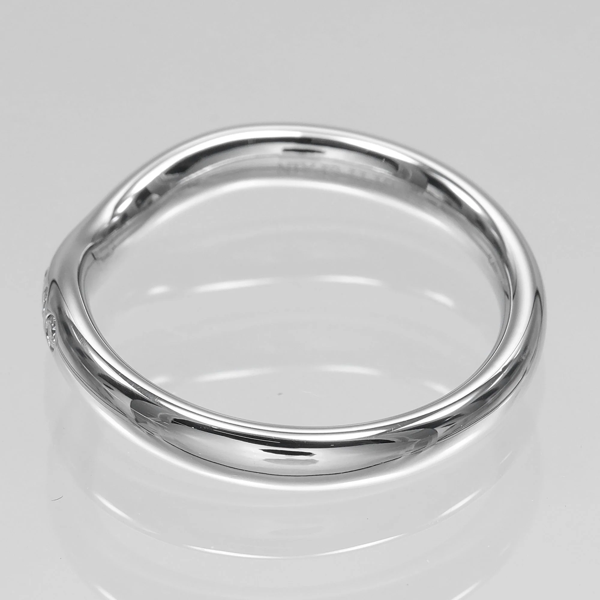 Band Ring Platinum with Diamond - Image 7