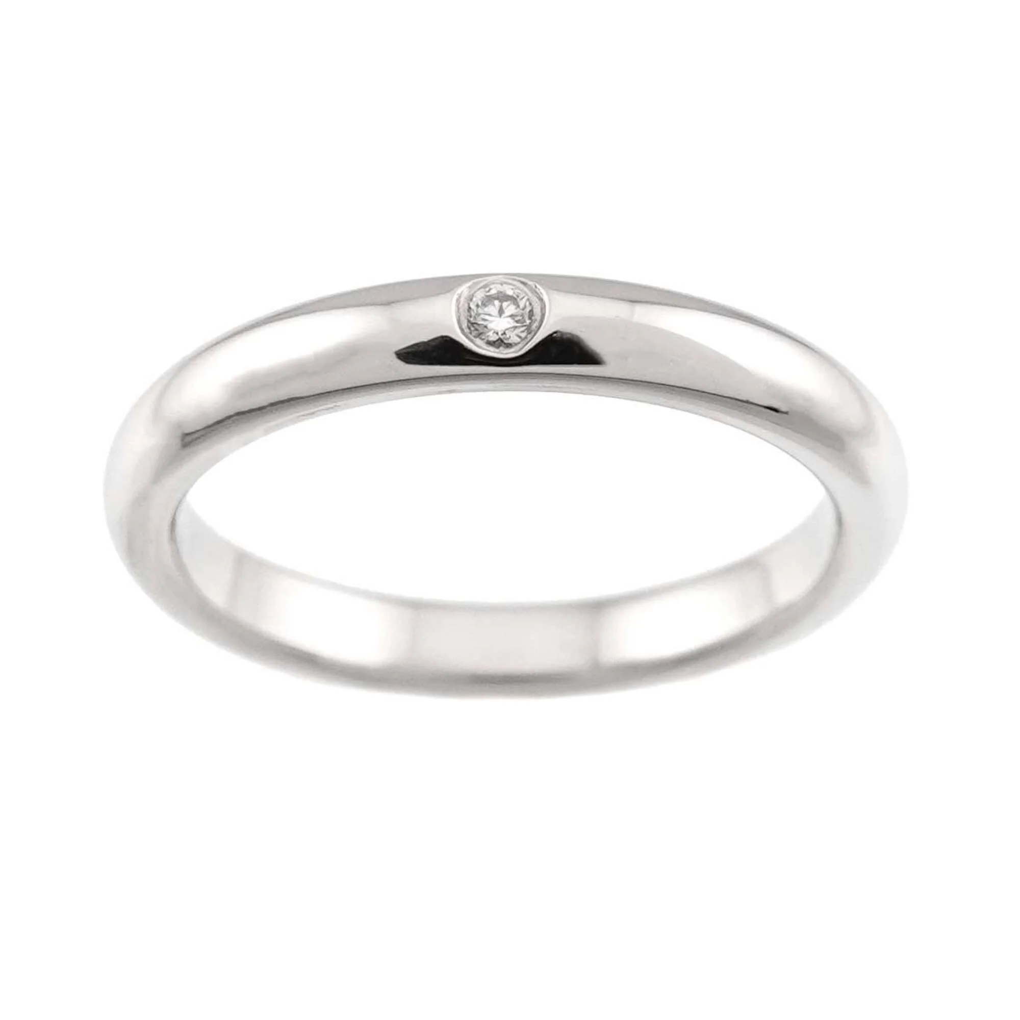 Band Ring Platinum with Diamond - Image 2