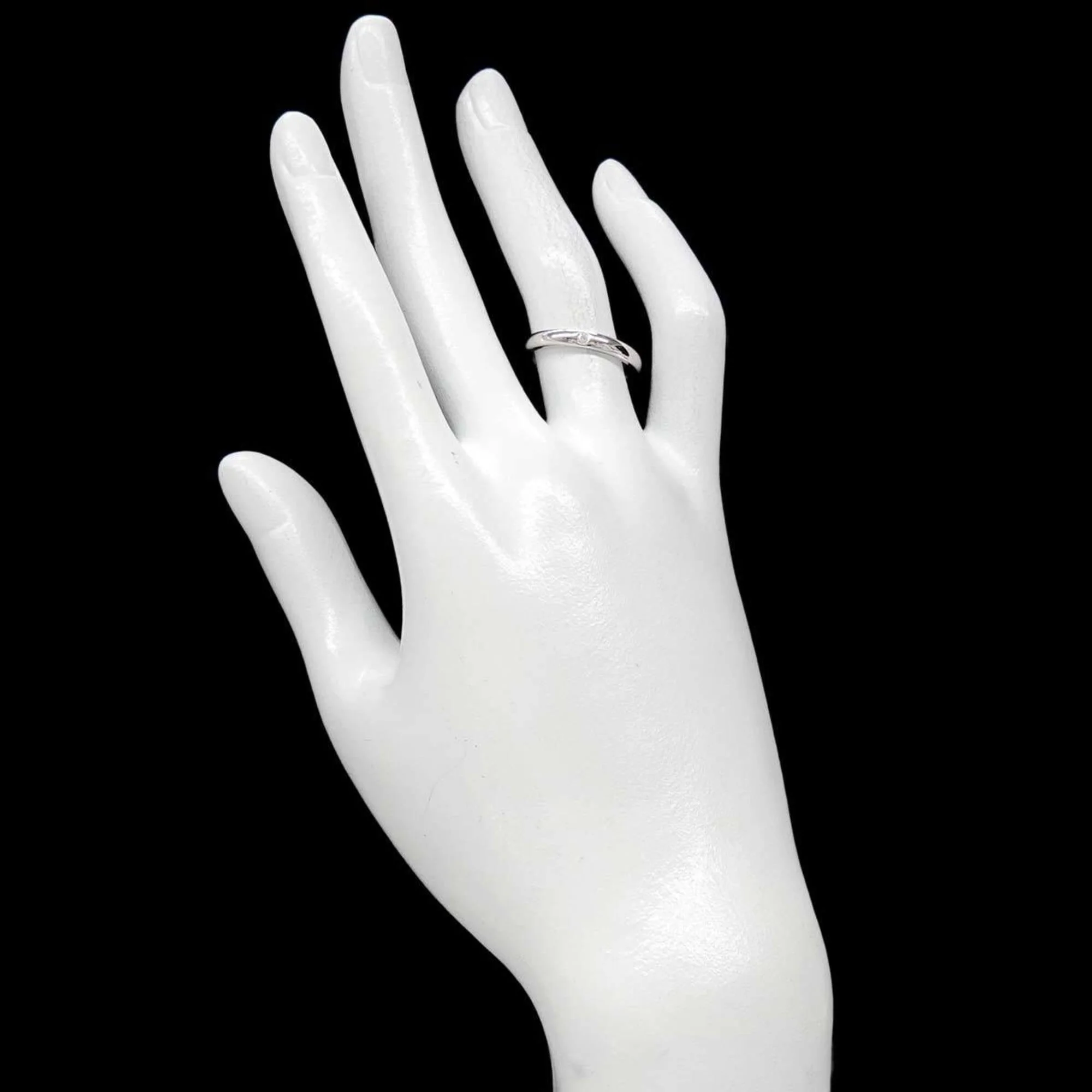 Band Ring Platinum with Diamond - Image 6
