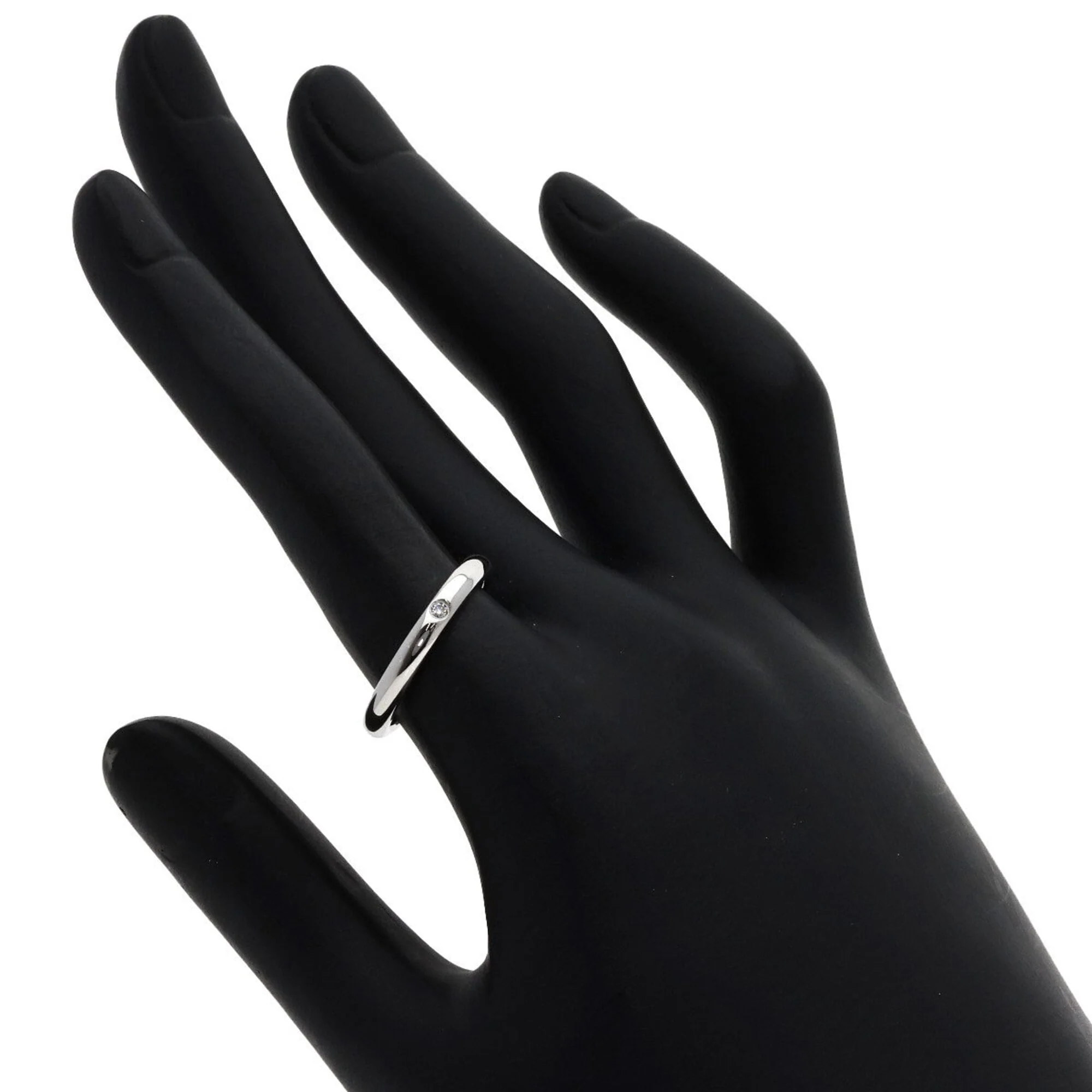 Band Ring Platinum with Diamond - Image 6