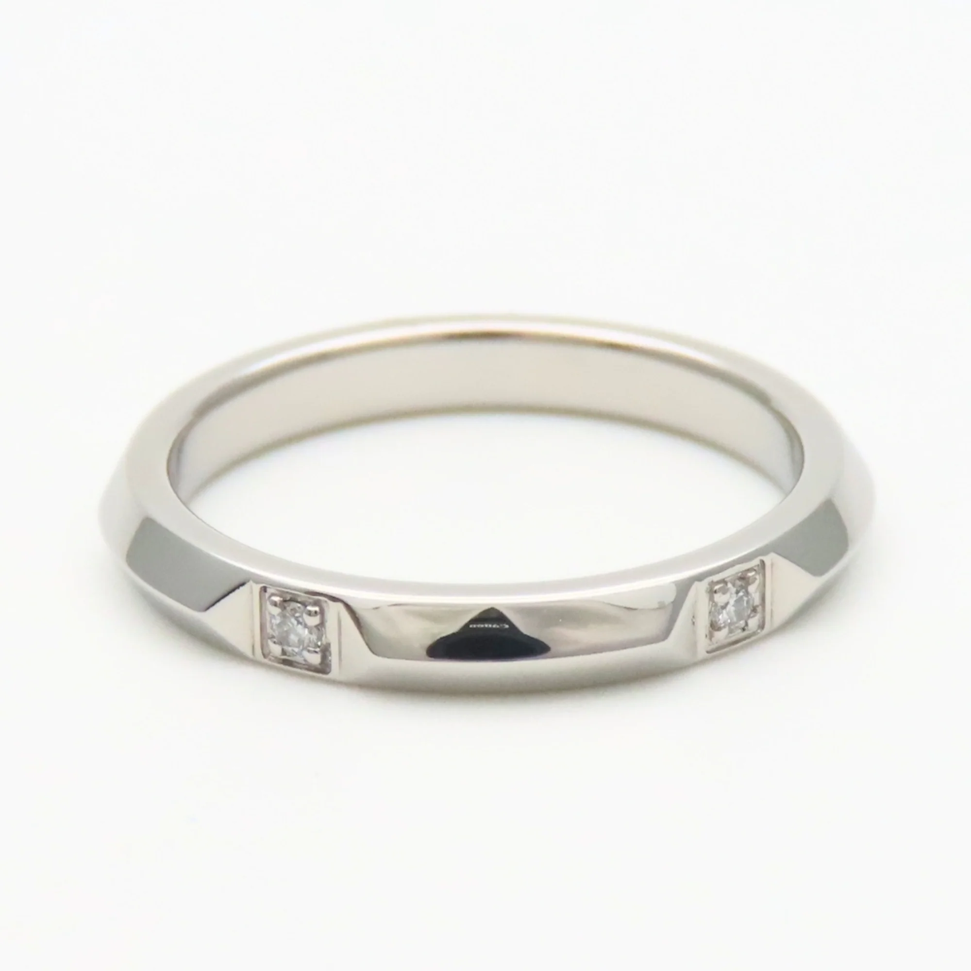 Band Ring Platinum with Diamond - Image 5