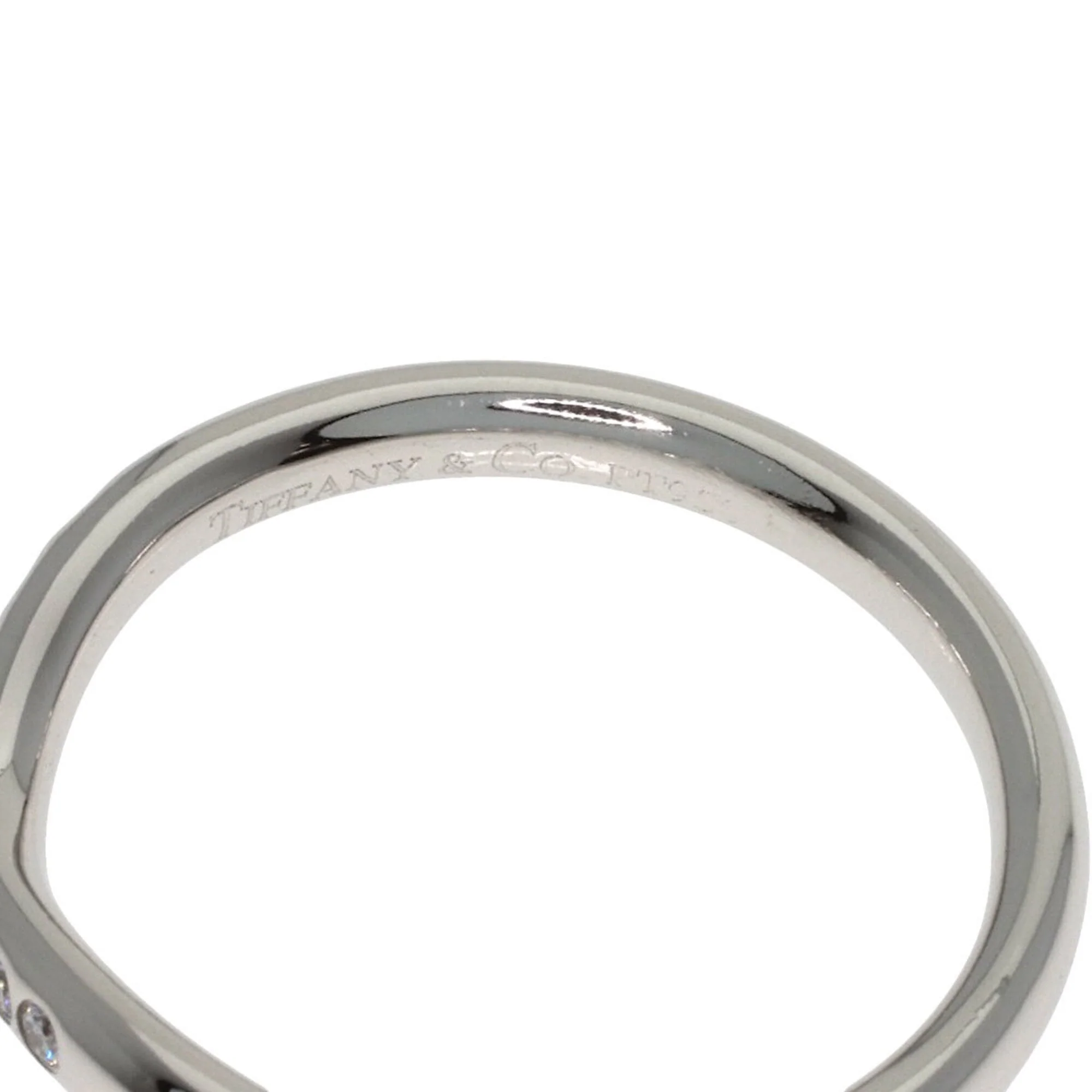 Band Ring Platinum with Diamond - Image 5