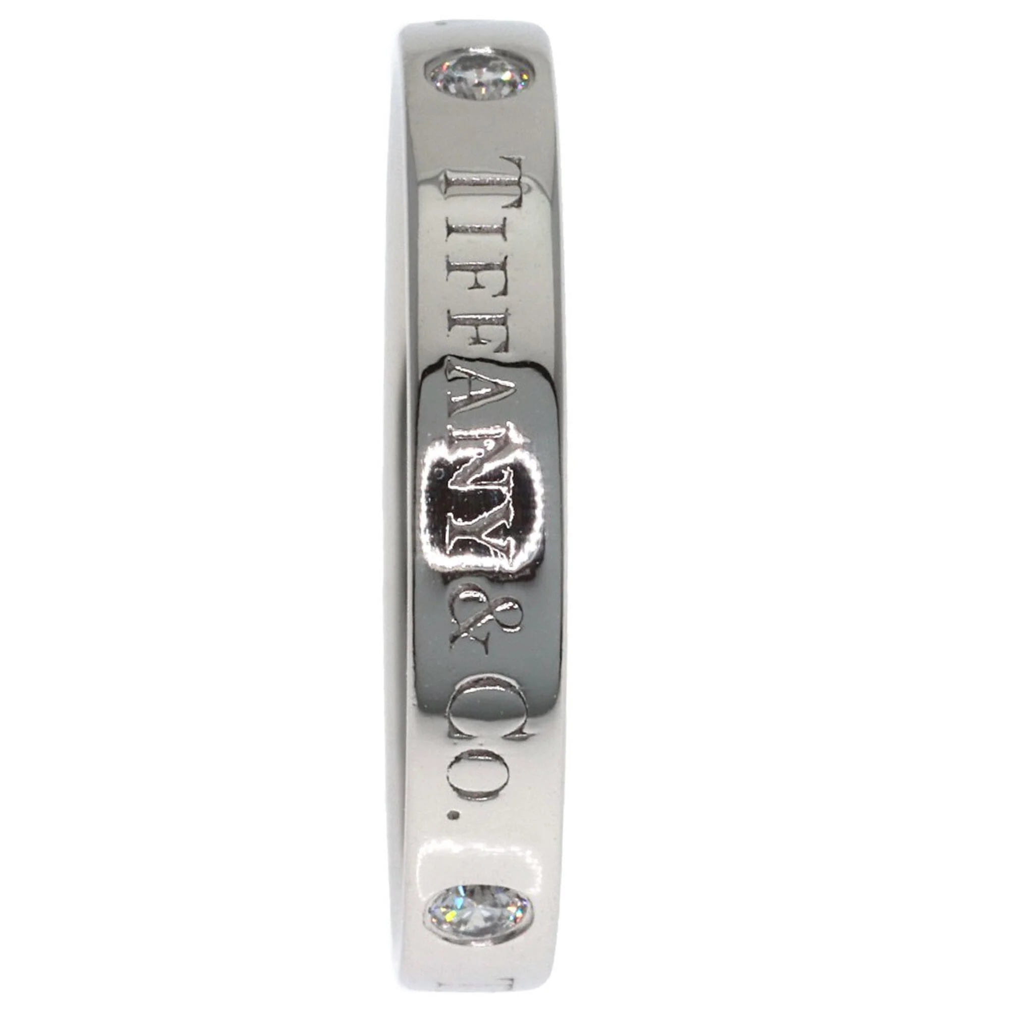 Band Ring Platinum with Diamond - Image 3