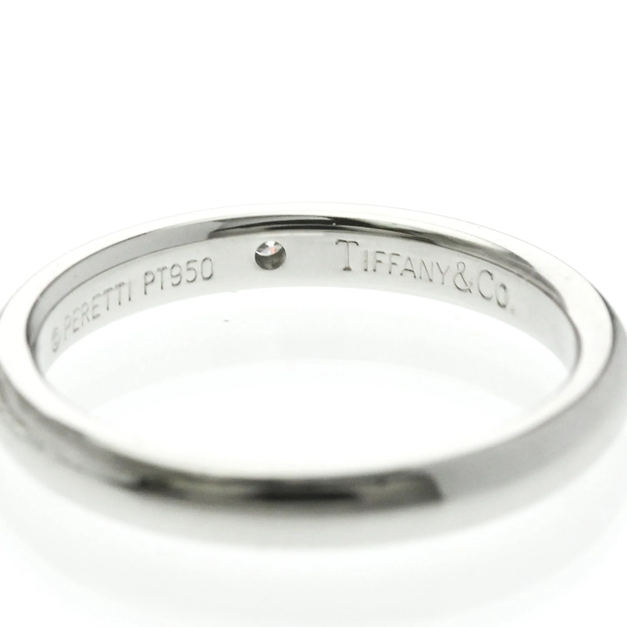 Band Ring Platinum with Diamond - Image 7