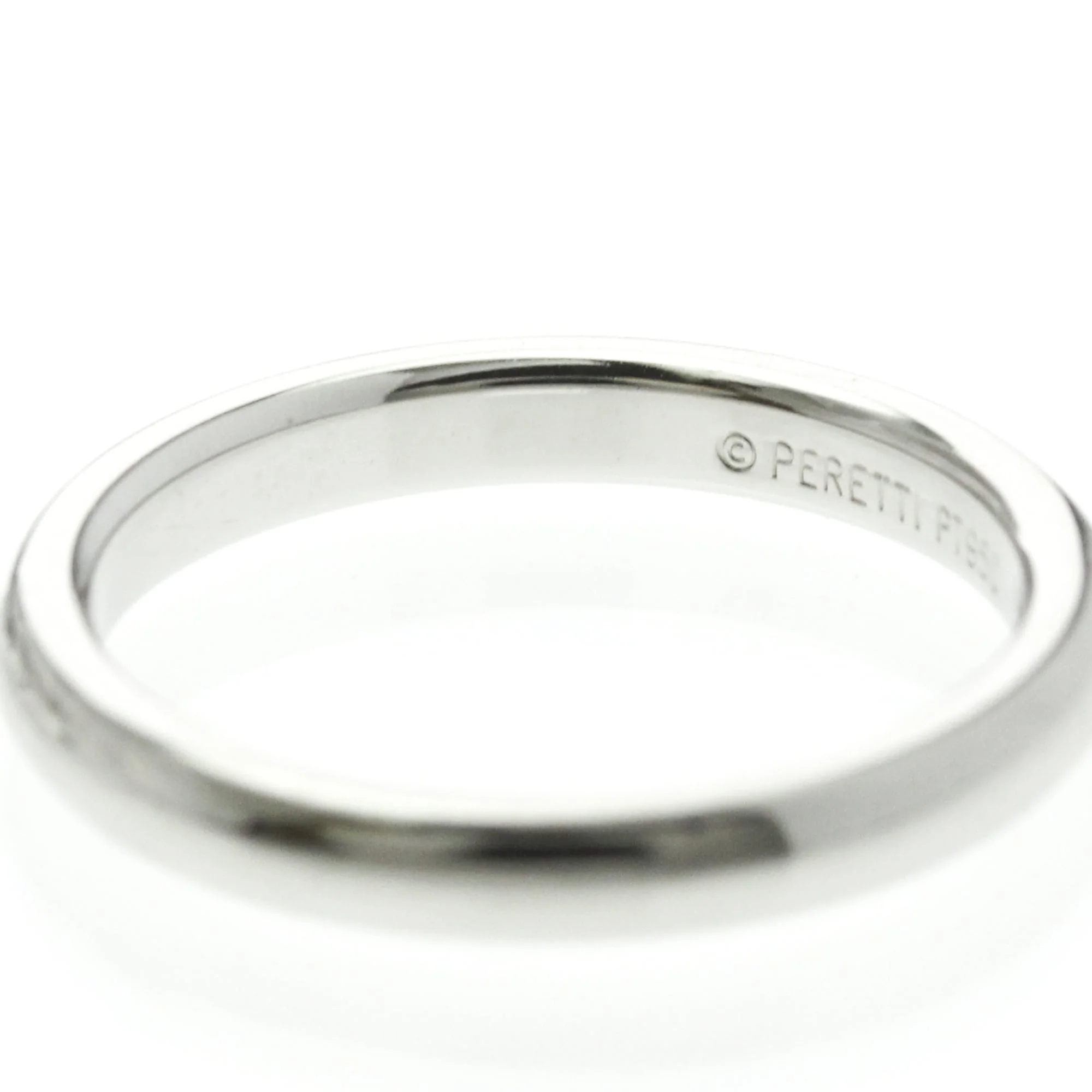 Band Ring Platinum with Diamond - Image 8