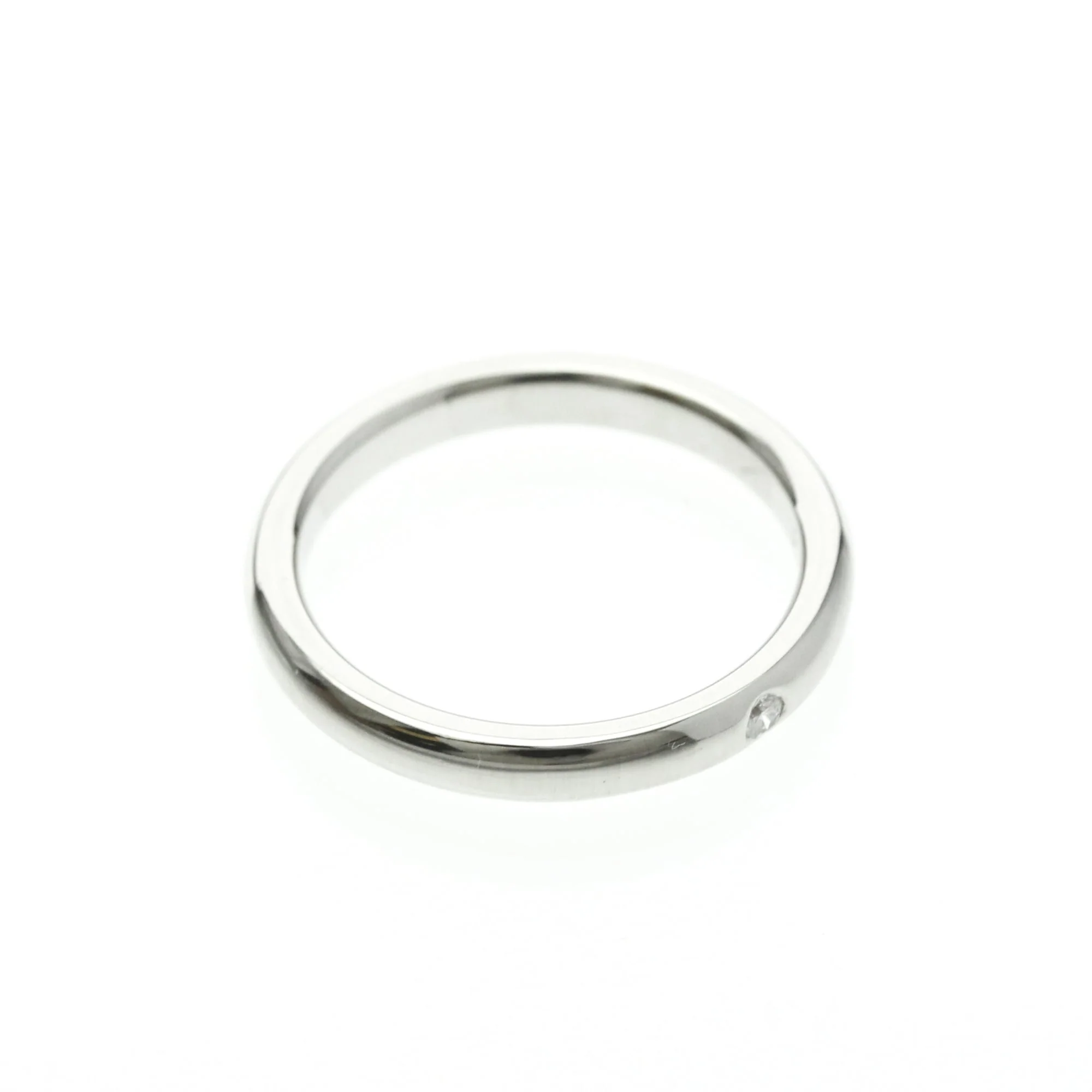 Band Ring Platinum with Diamond - Image 9