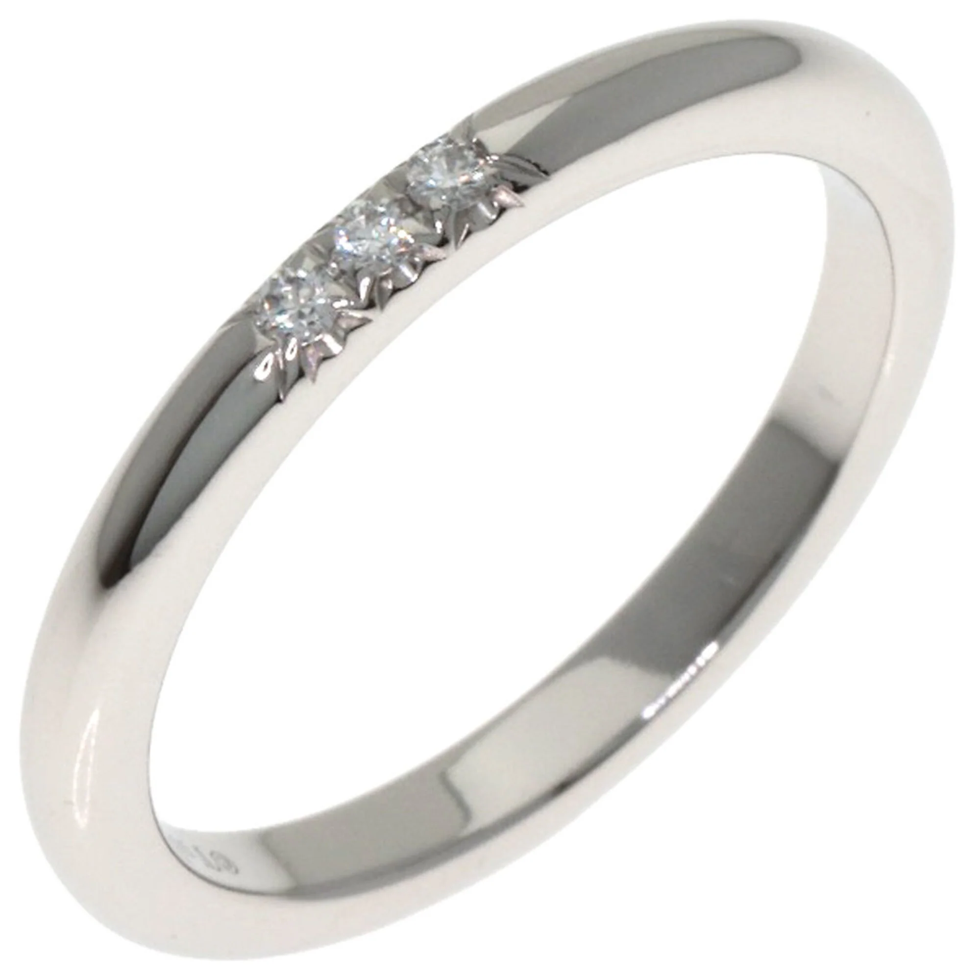 Band Ring Platinum with Diamond - Image 2