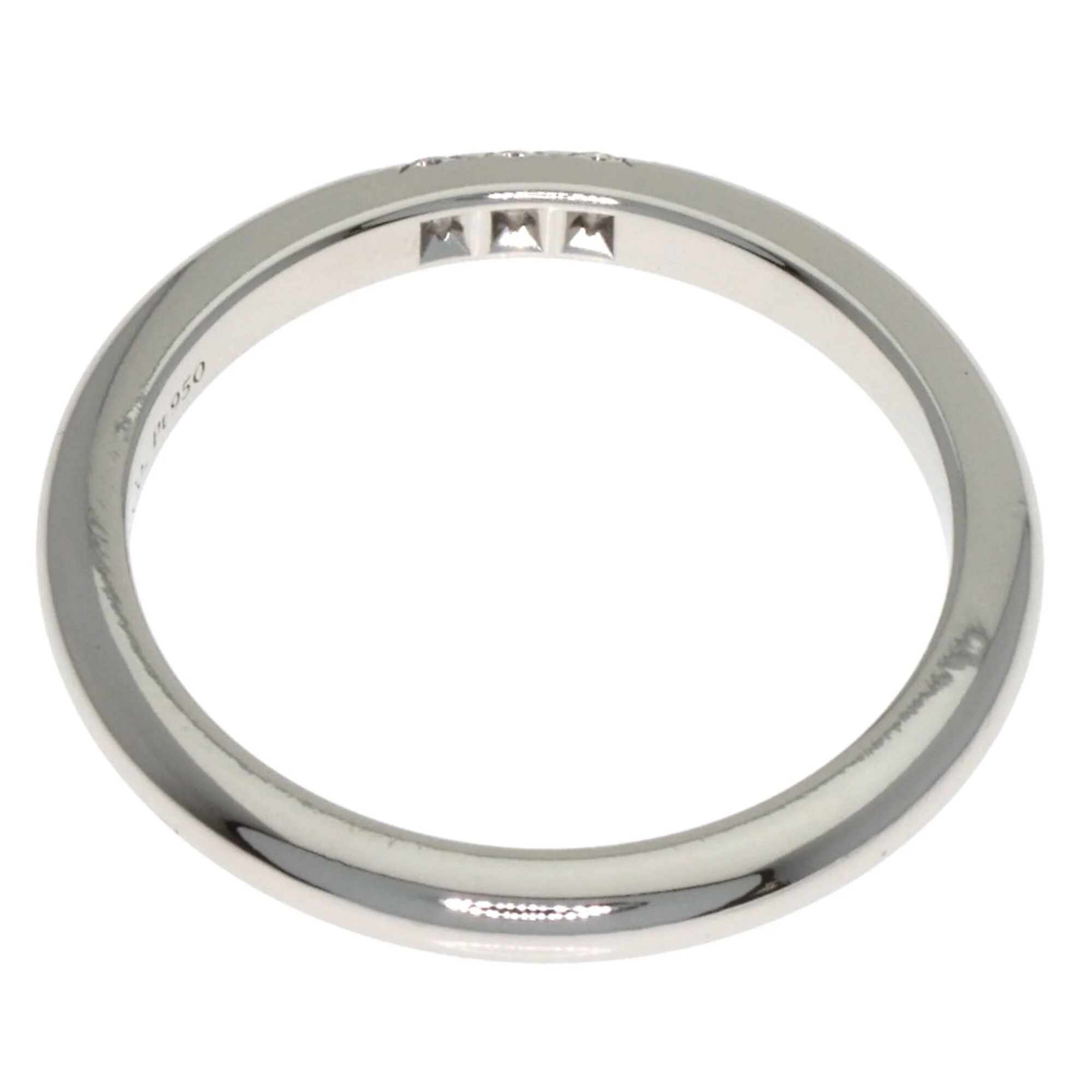 Band Ring Platinum with Diamond - Image 4