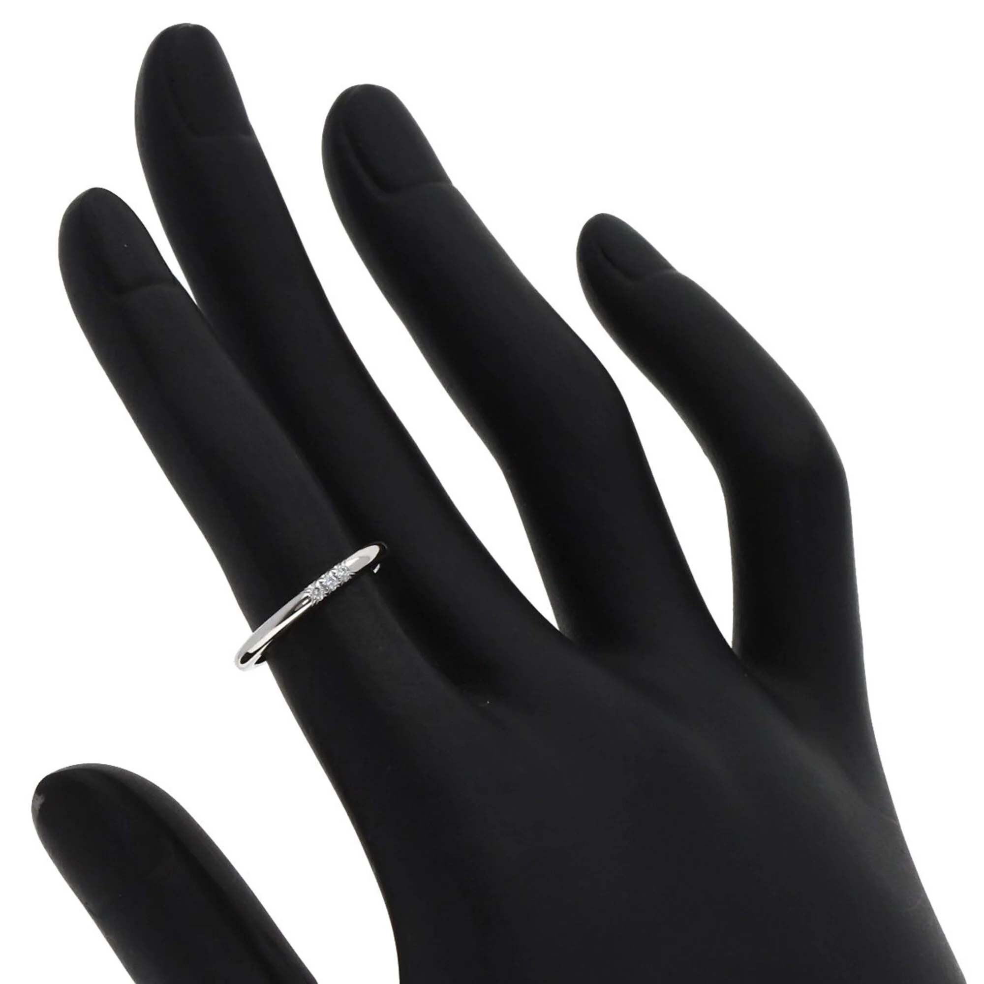 Band Ring Platinum with Diamond - Image 6