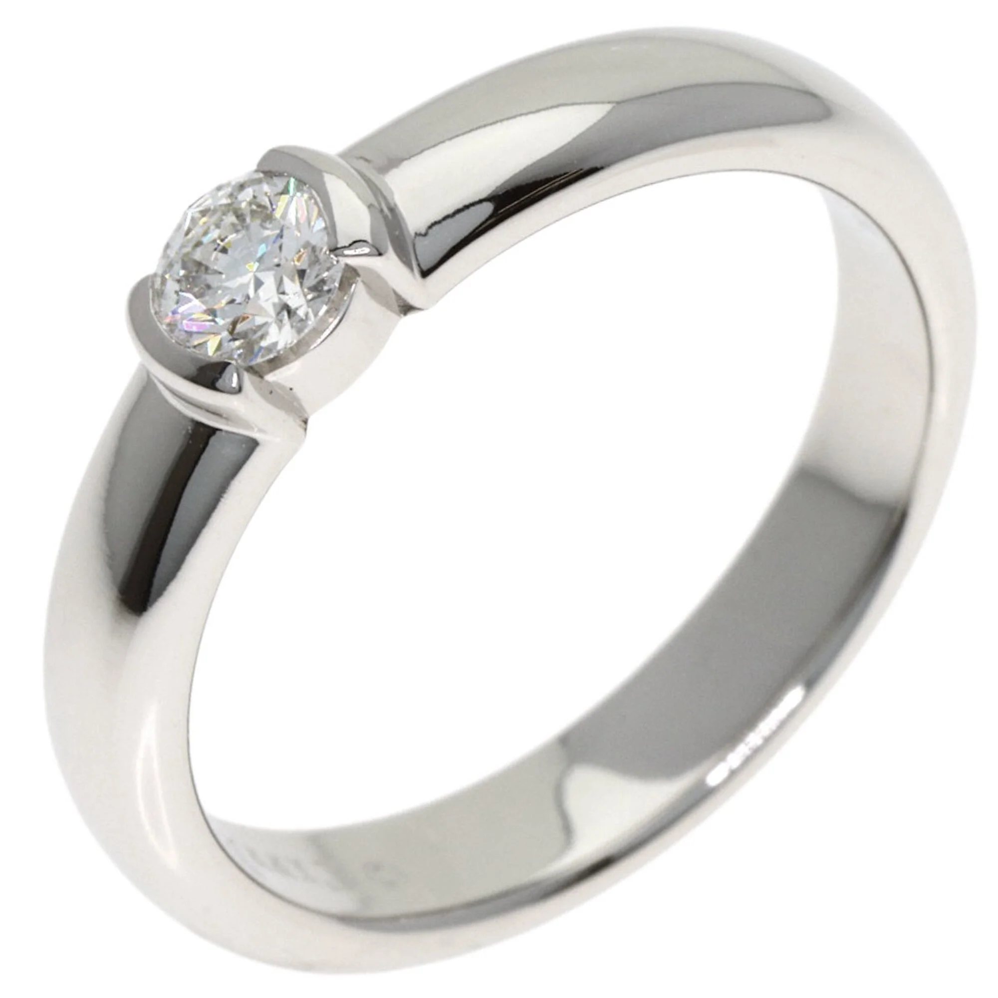 Band Ring Platinum with Diamond - Image 2