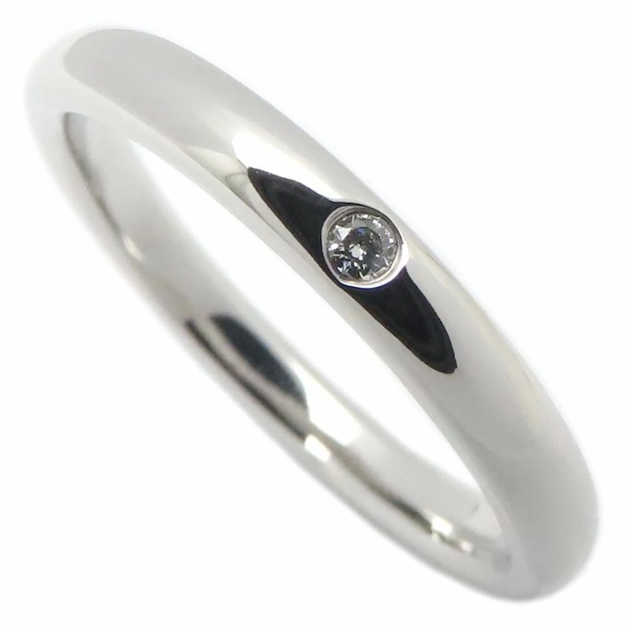 Band Ring Platinum With Diamond - Image 2