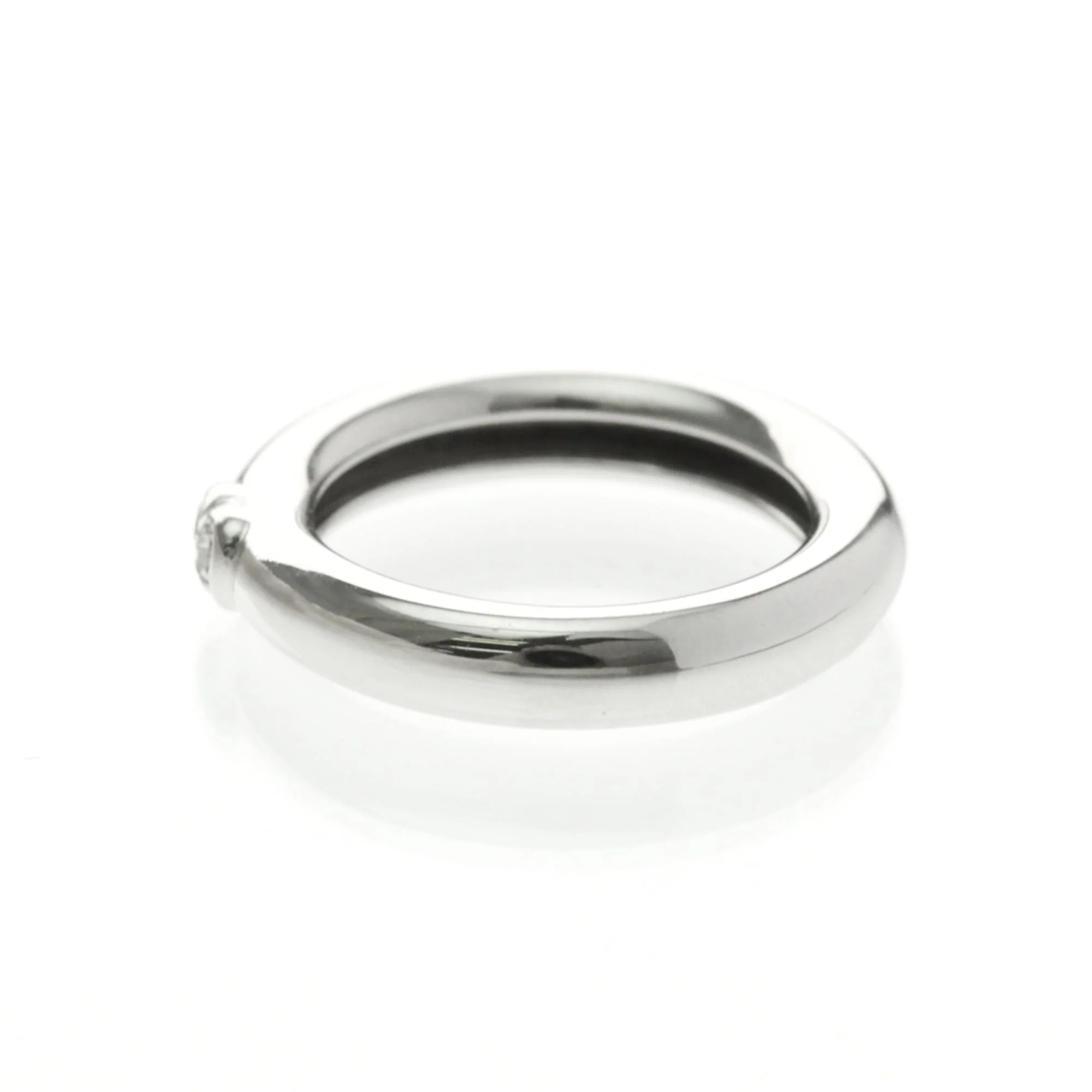 Band Ring Platinum with Diamond - Image 2