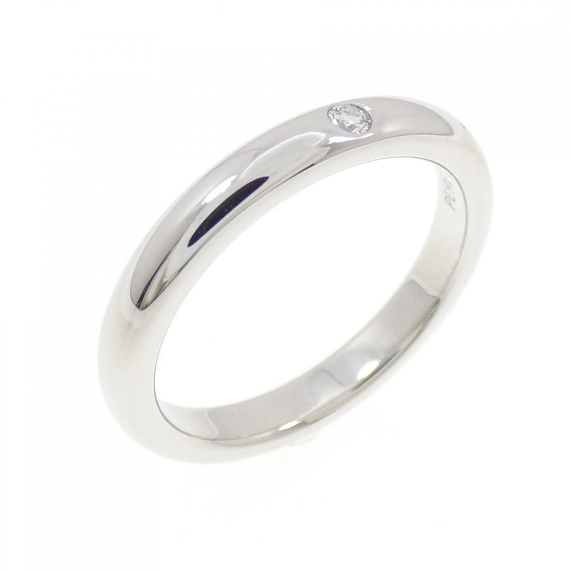 Band Ring Platinum With Diamond
