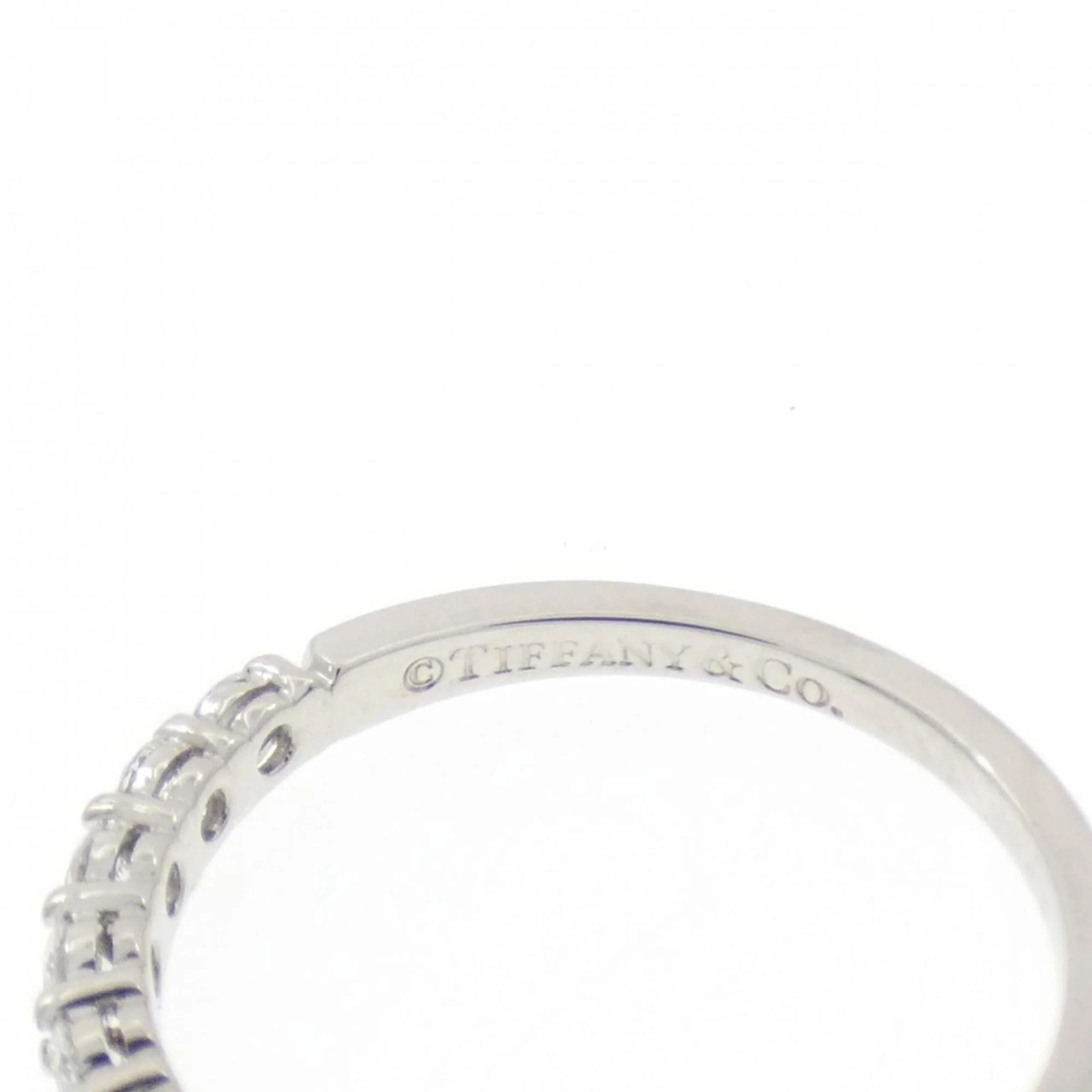 Band Ring Platinum with Diamond - Image 4
