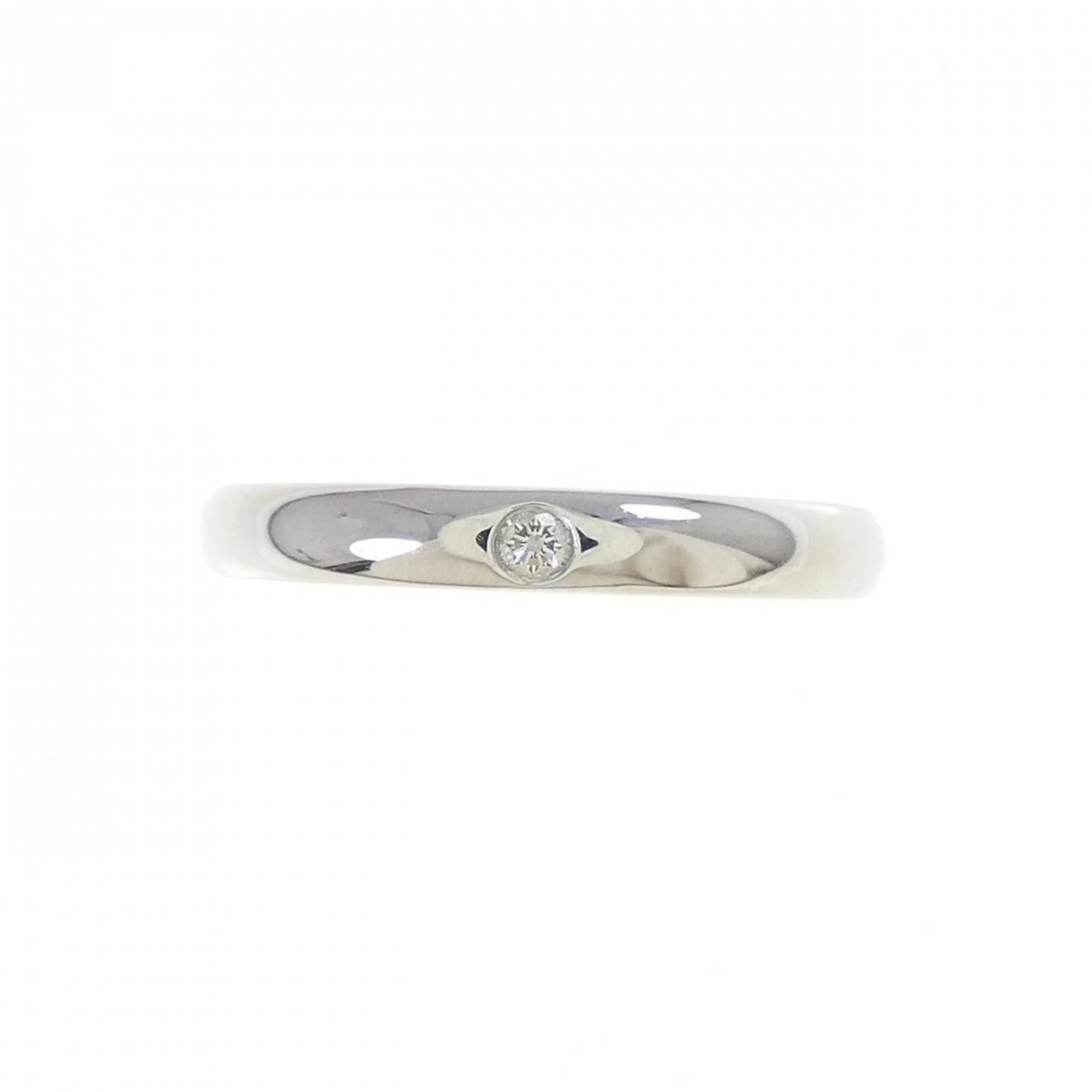 Band Ring Platinum With Diamond - Image 2