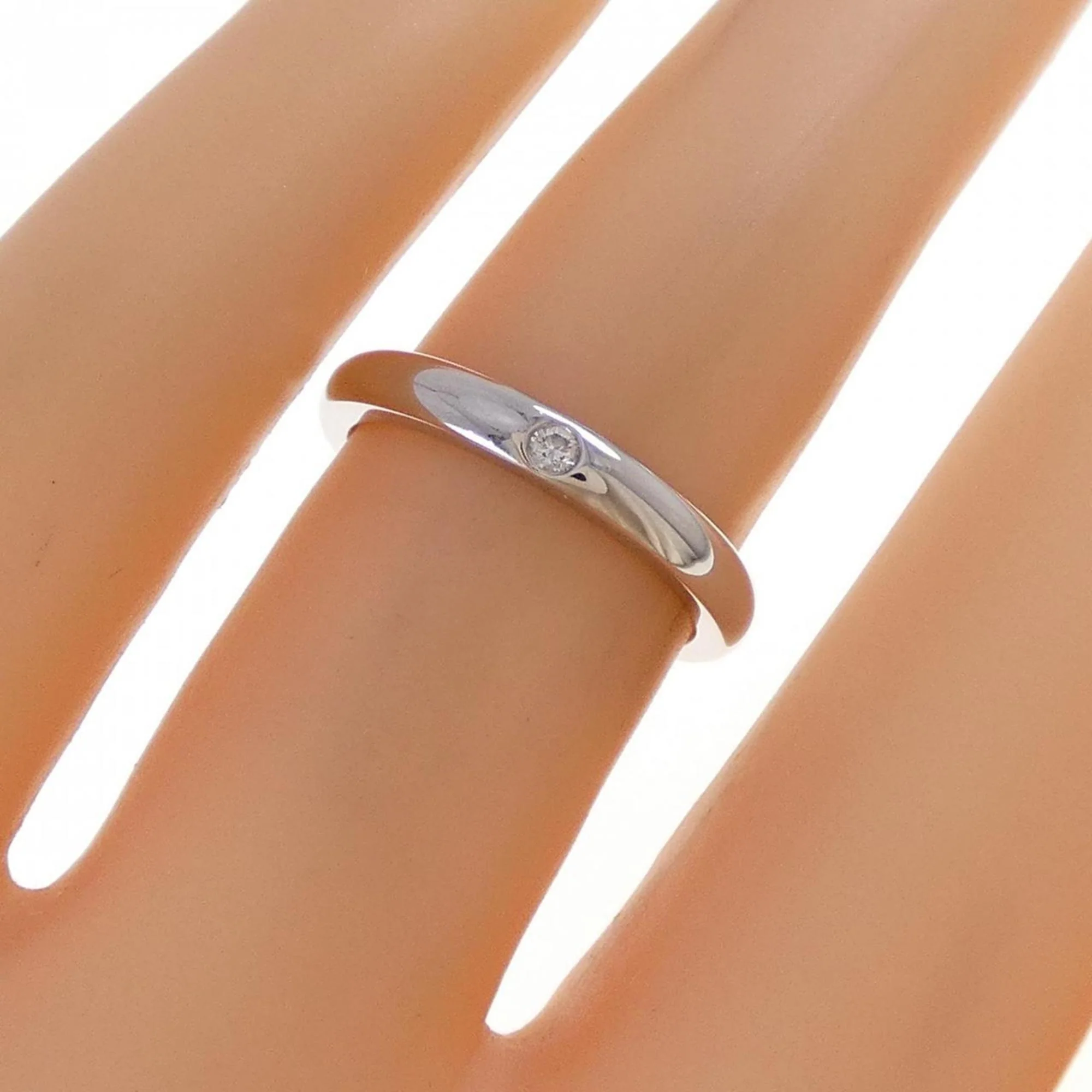 Band Ring Platinum With Diamond - Image 5