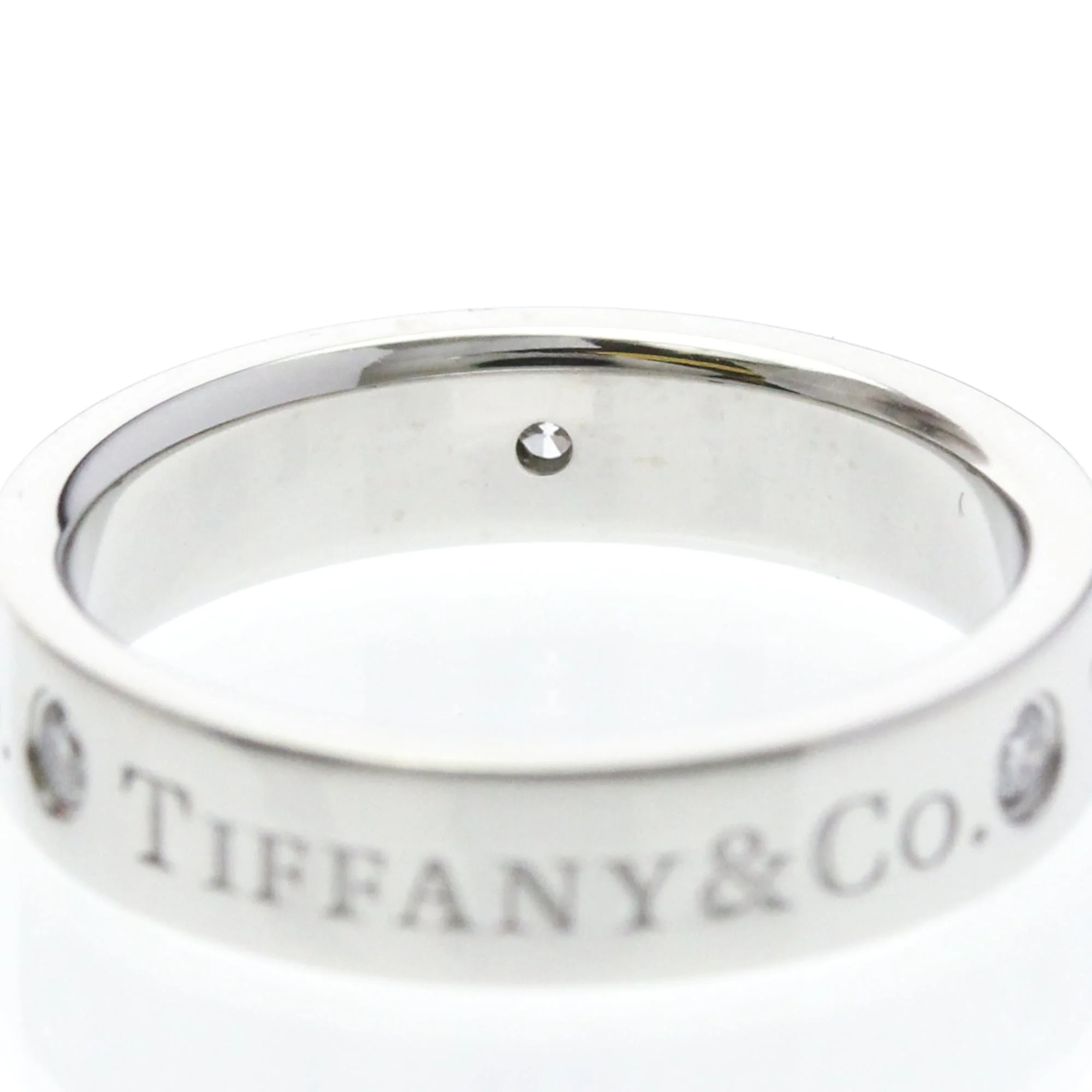 Band Ring Platinum With Diamond - Image 5