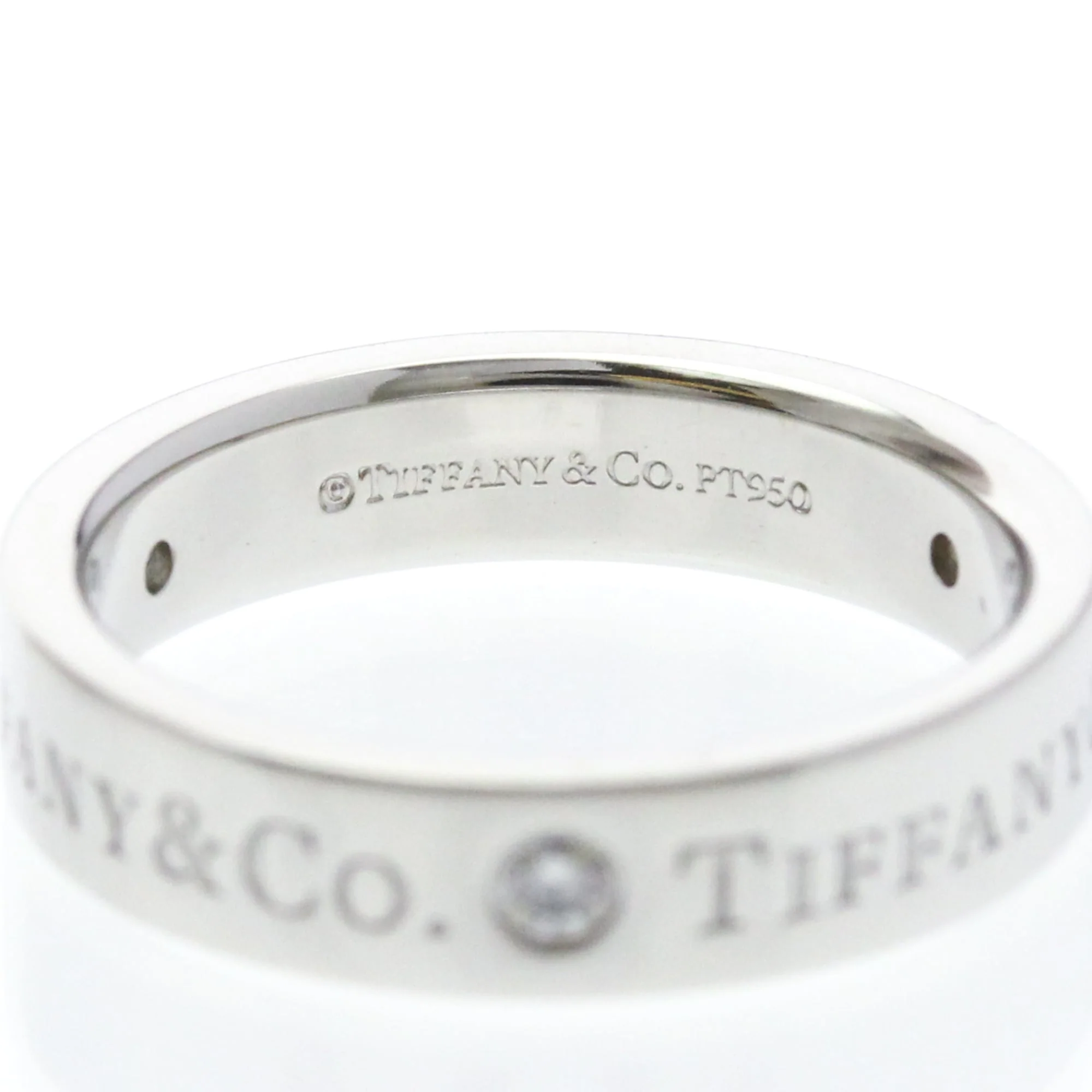 Band Ring Platinum With Diamond - Image 7
