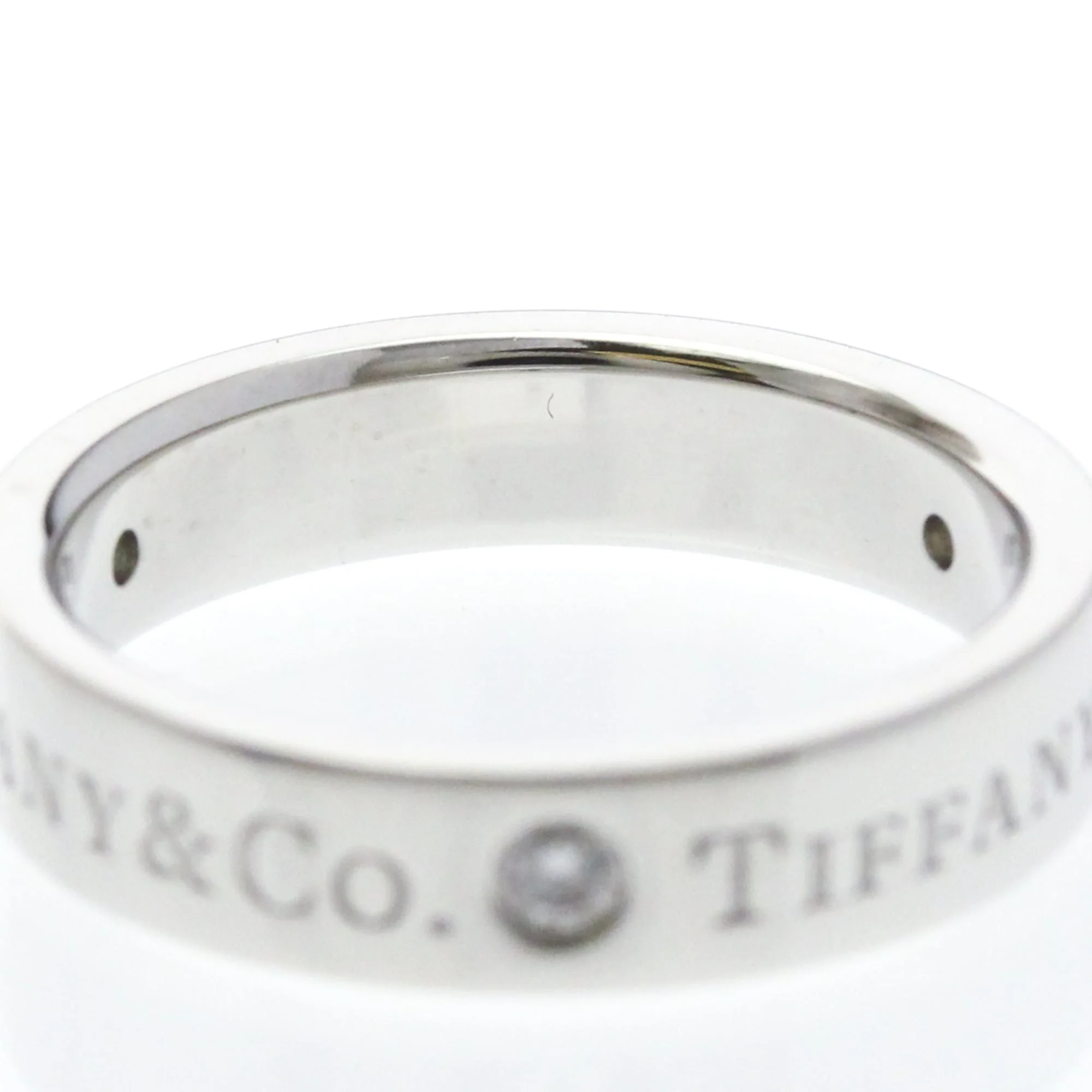 Band Ring Platinum With Diamond - Image 8