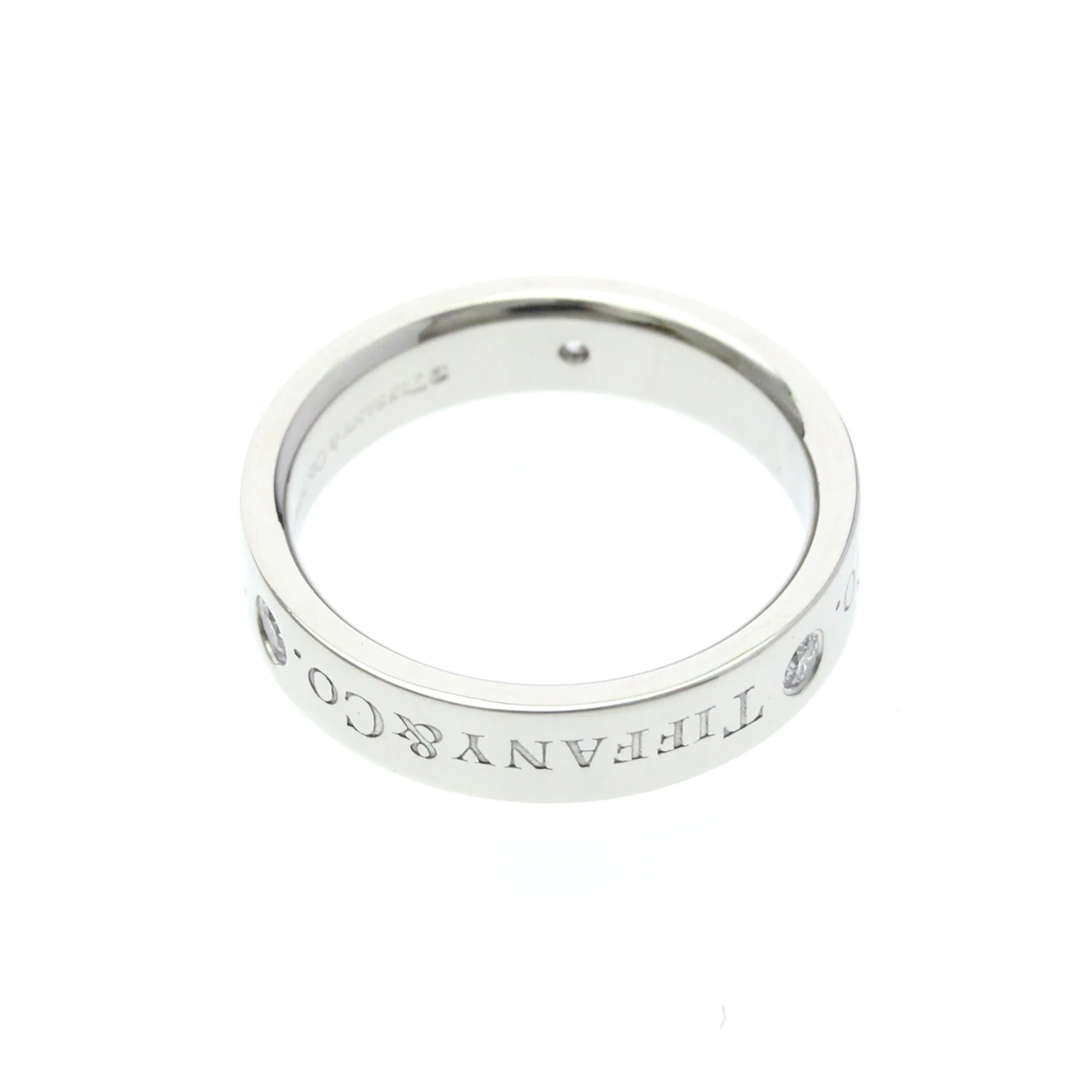 Band Ring Platinum With Diamond - Image 9