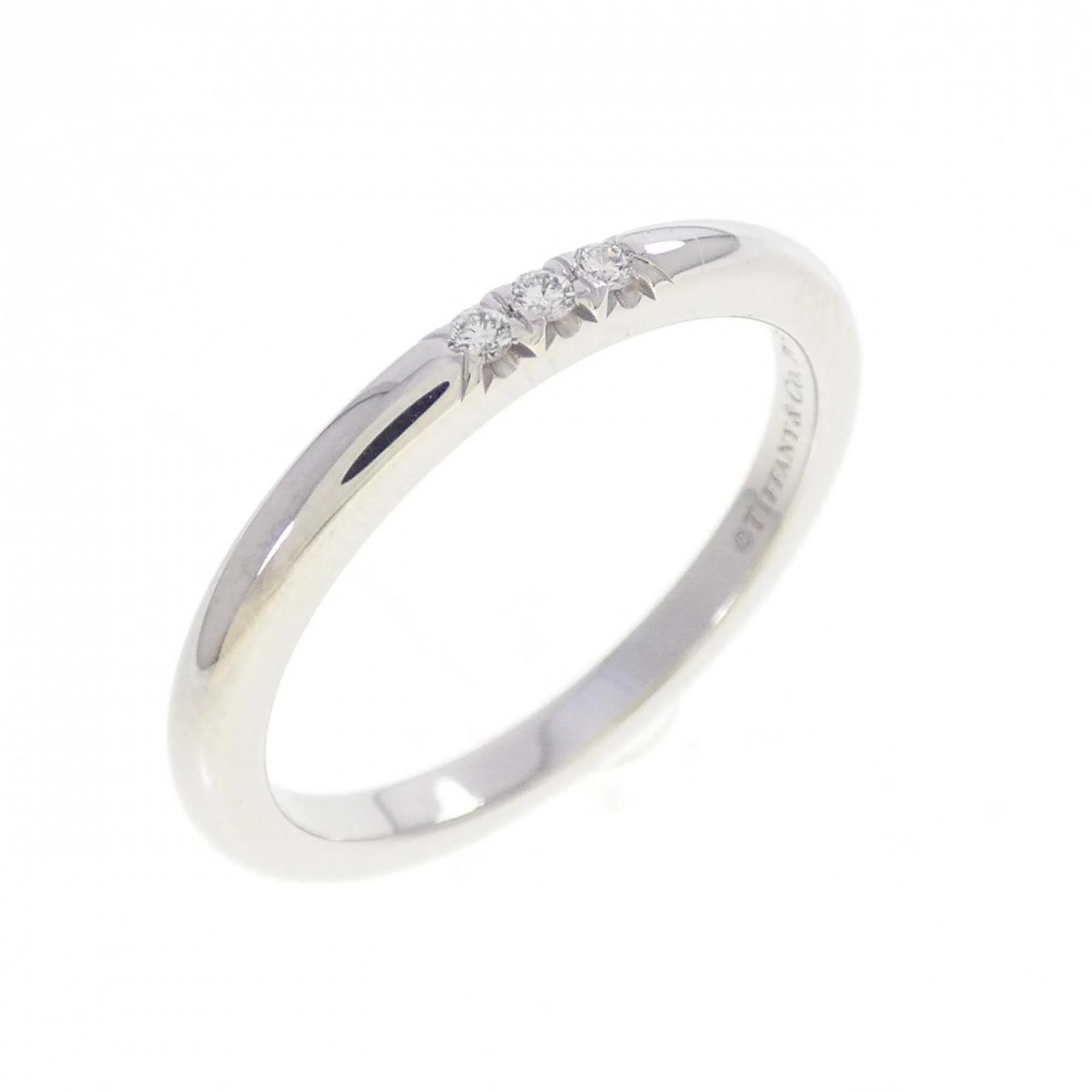 Band Ring Platinum With Diamond