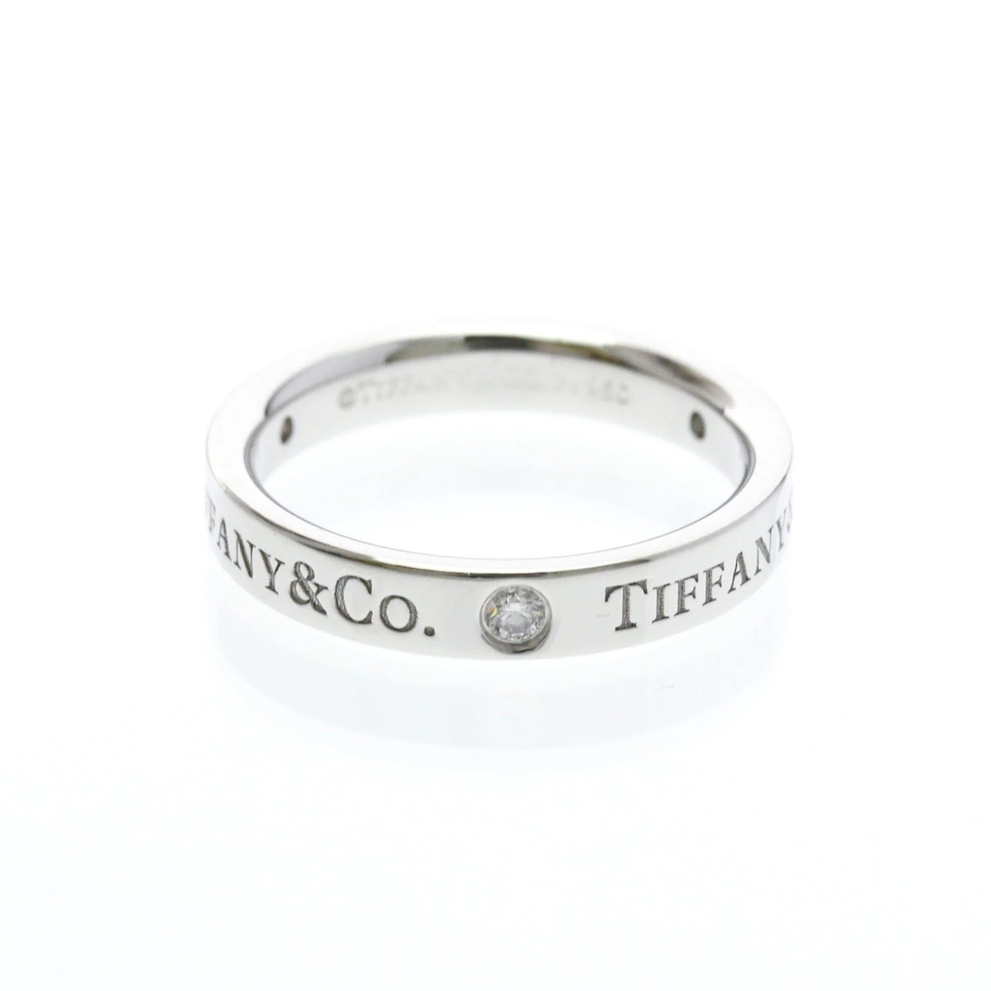 Band Ring Platinum with Diamond - Image 3