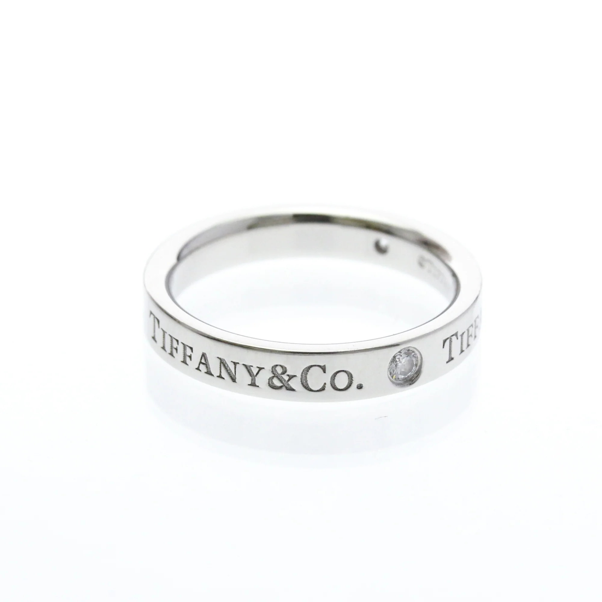 Band Ring Platinum with Diamond - Image 4