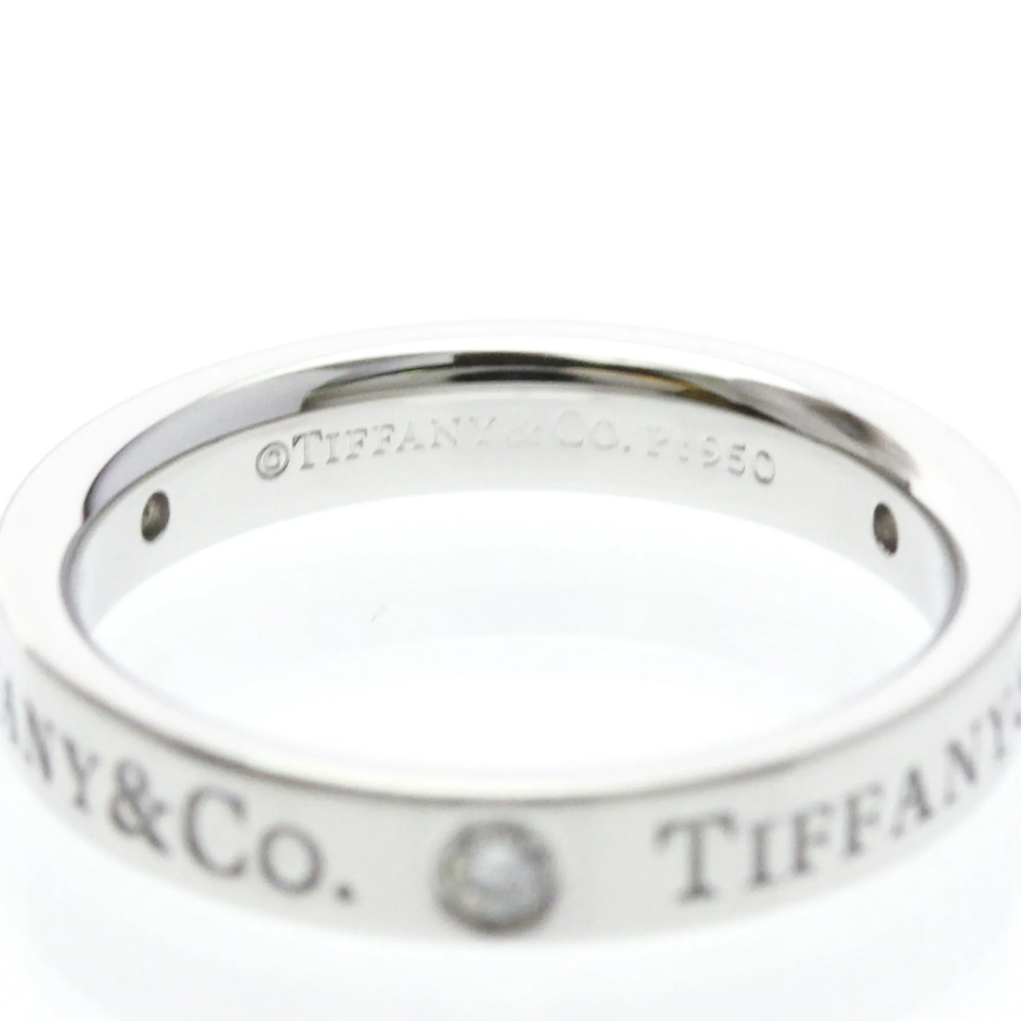 Band Ring Platinum with Diamond - Image 7